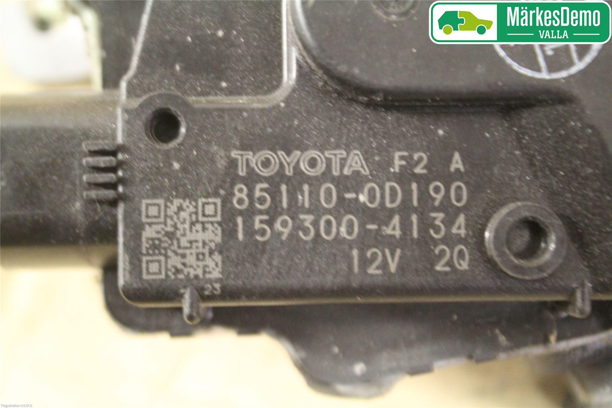 Toyota YARIS XP130 12-14 Viskermotor Frontrute