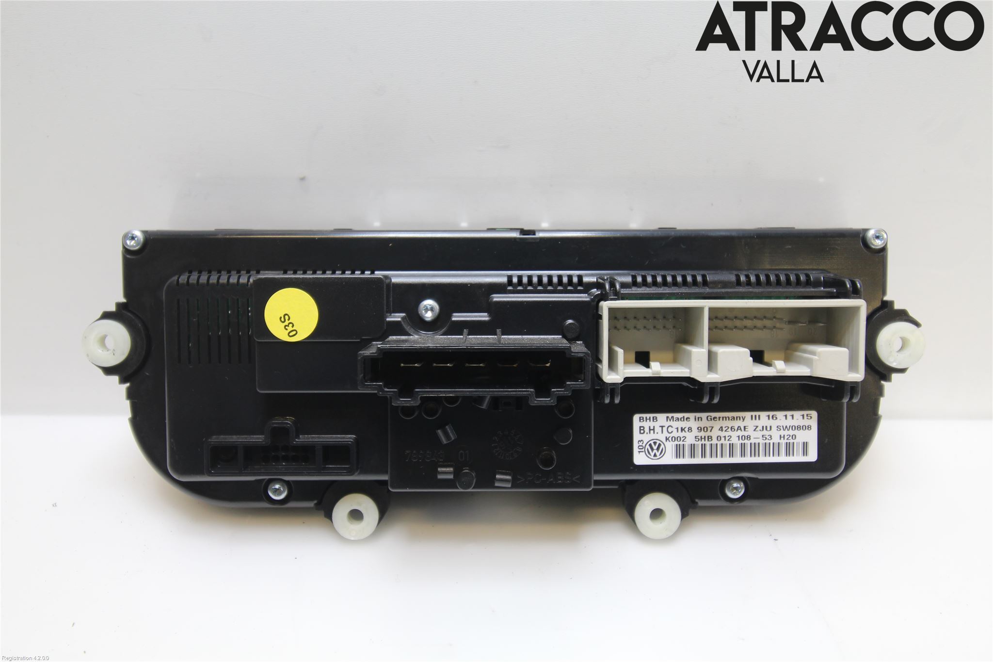 Volkswagen VW CADDY 16-20 Varme Ac Betjening-Display