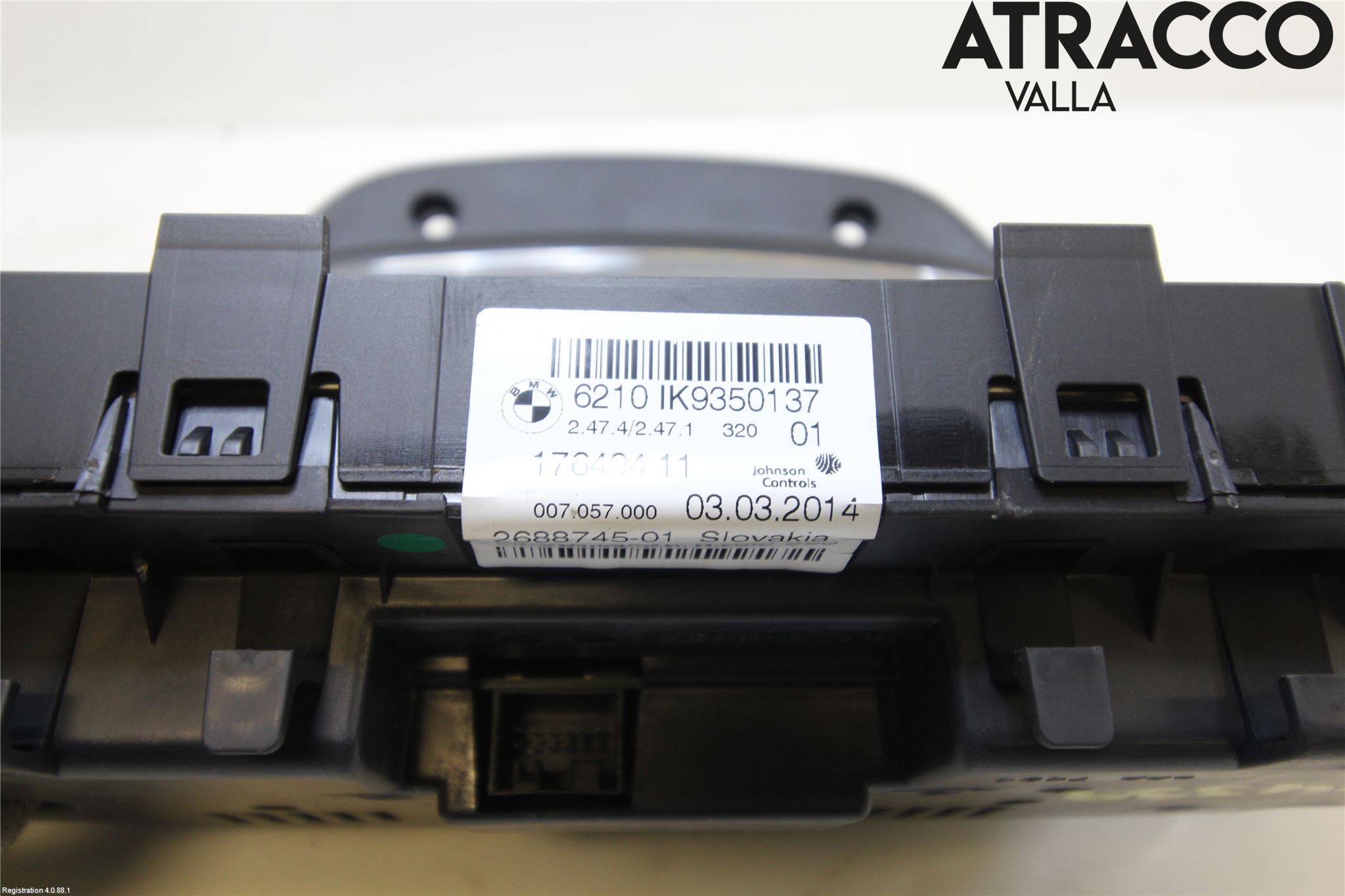 BMW 3 F30/F31/F80 12-19 Instr Kombinert