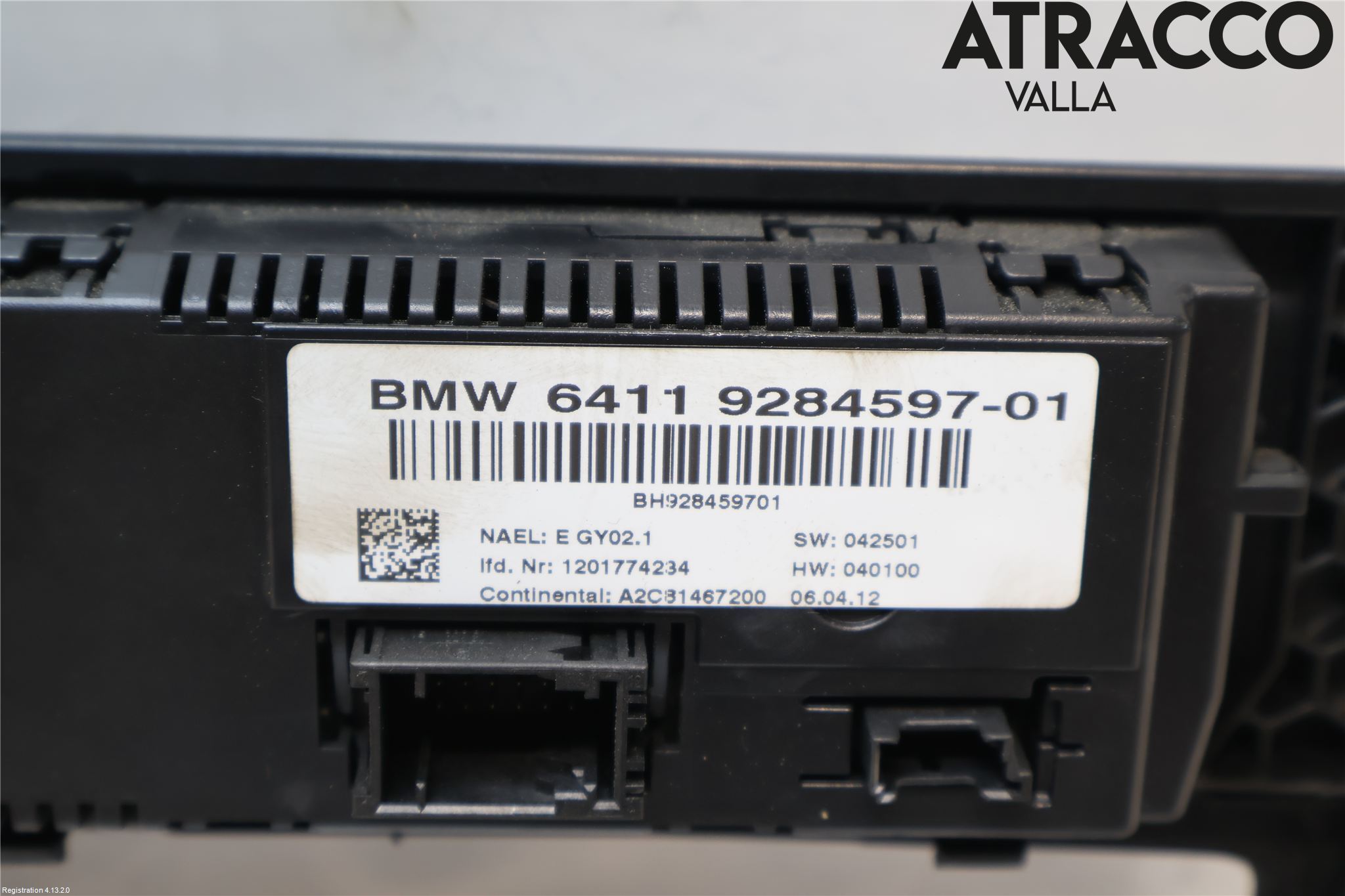BMW X3 F25 10-17 Varme Ac Betjening-Display