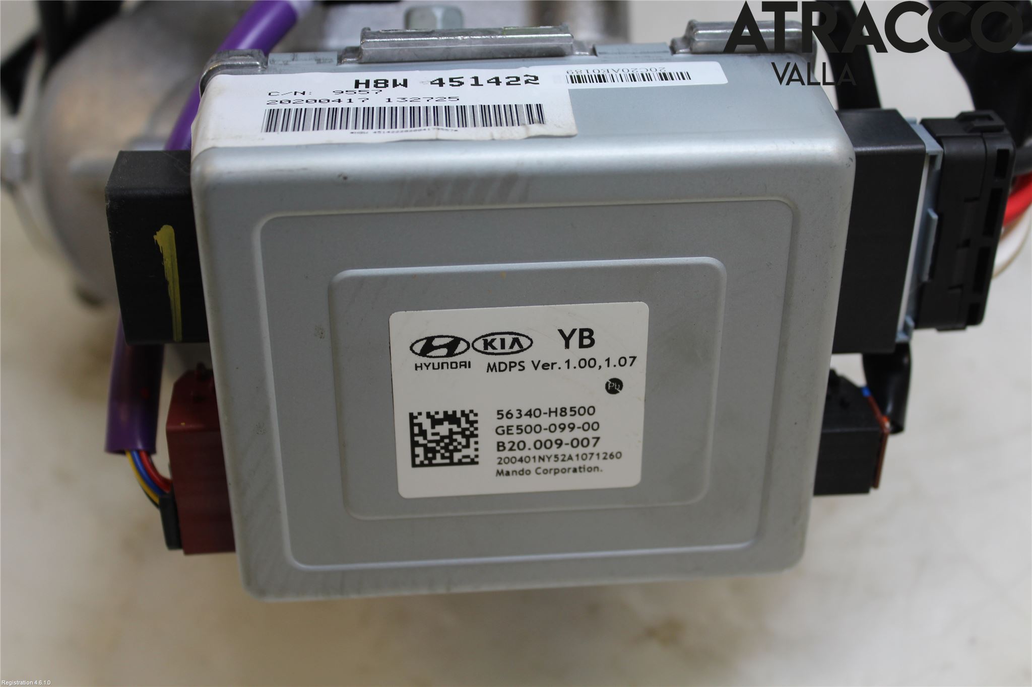 Kia STONIC 18->> Rattakselaggregat Innebygd Servo