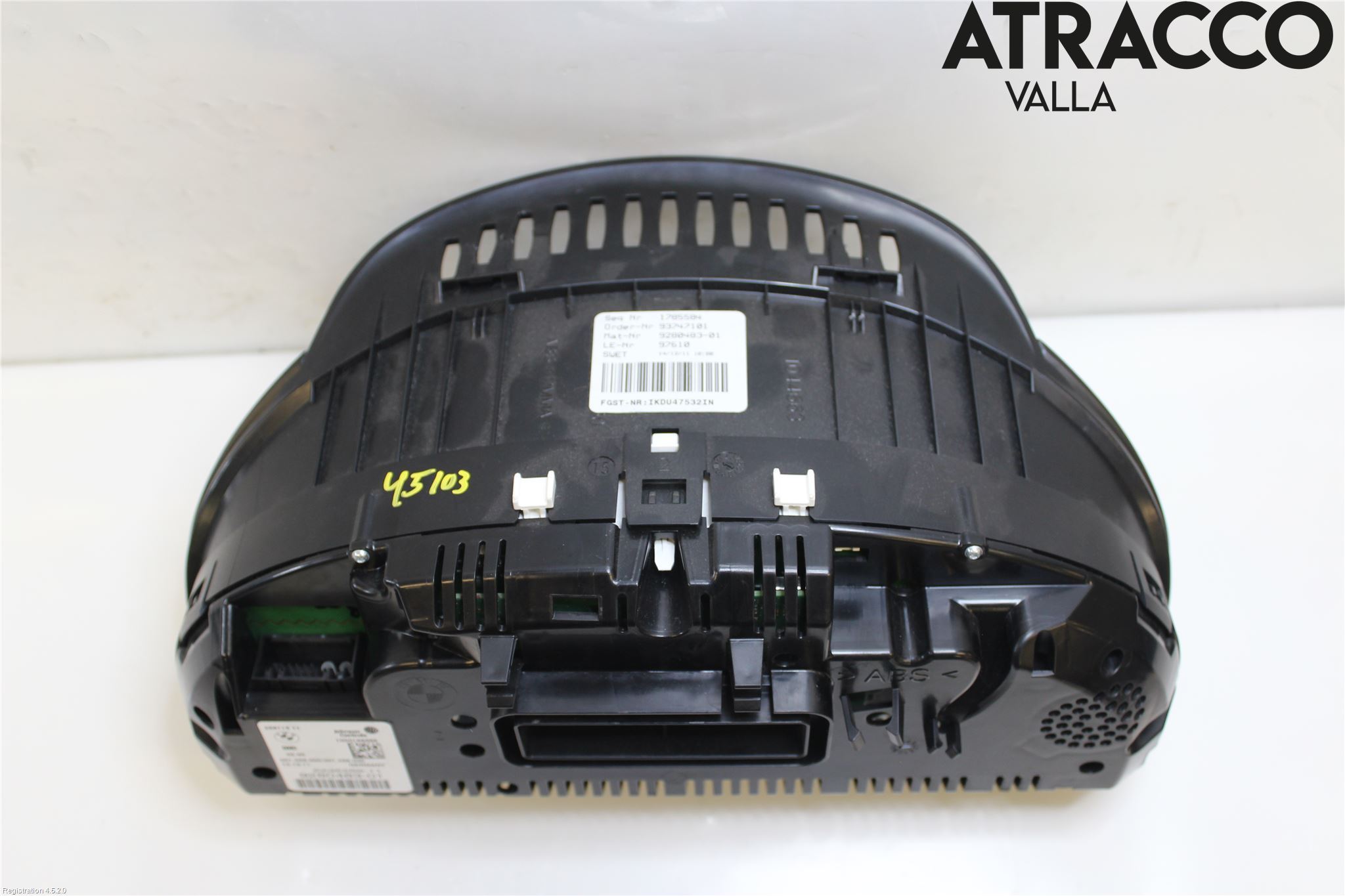 BMW 5 F10/F11/F18 09-17 Instr Kombinert