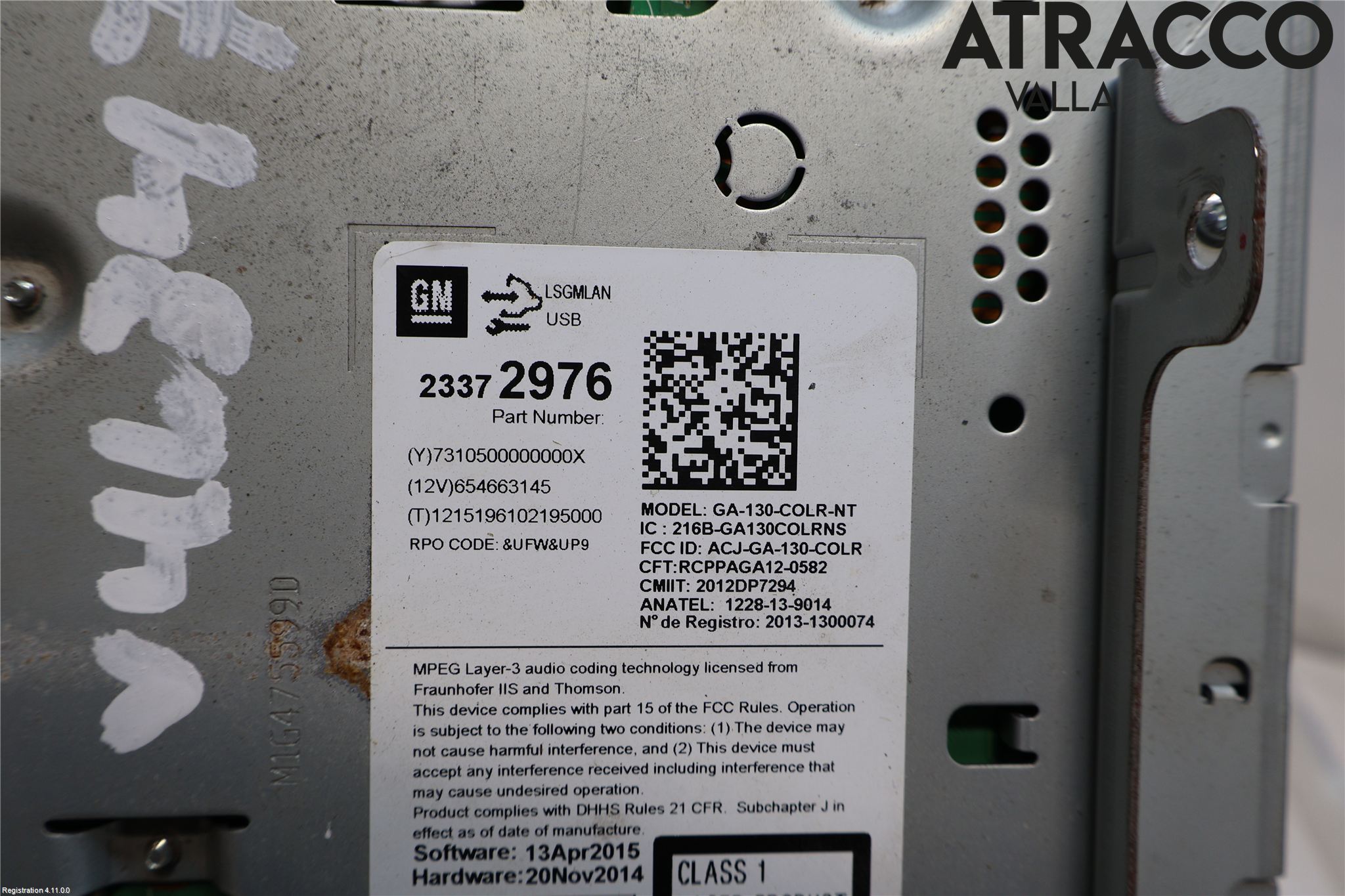 Opel MOKKA 13-20 Stereo Radio Med Cd