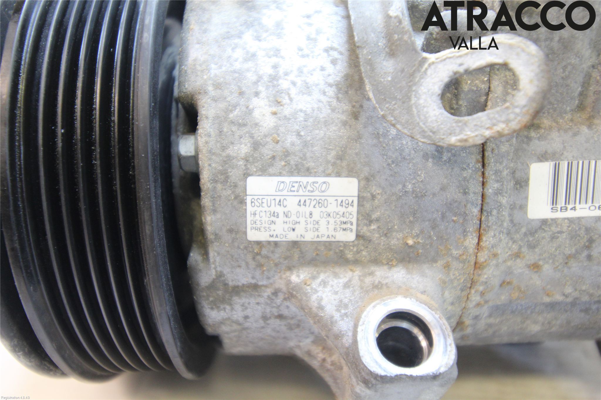 Toyota COROLLA 08-12 Varme Ac Kompressor