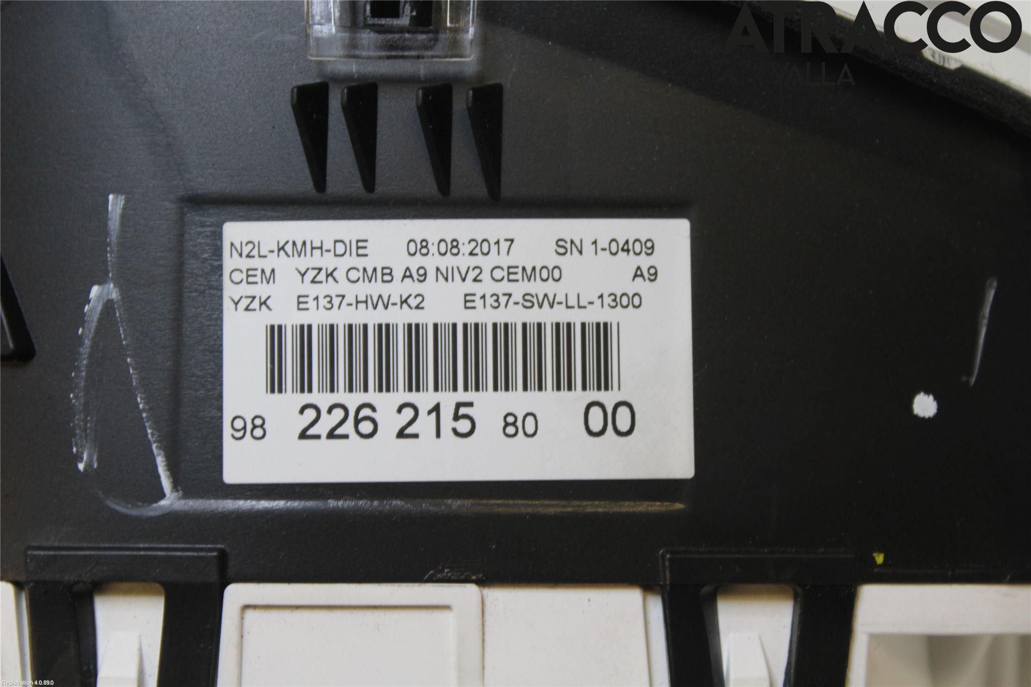 Peugeot PEUGOT 208 16-19 Instr Kombinert