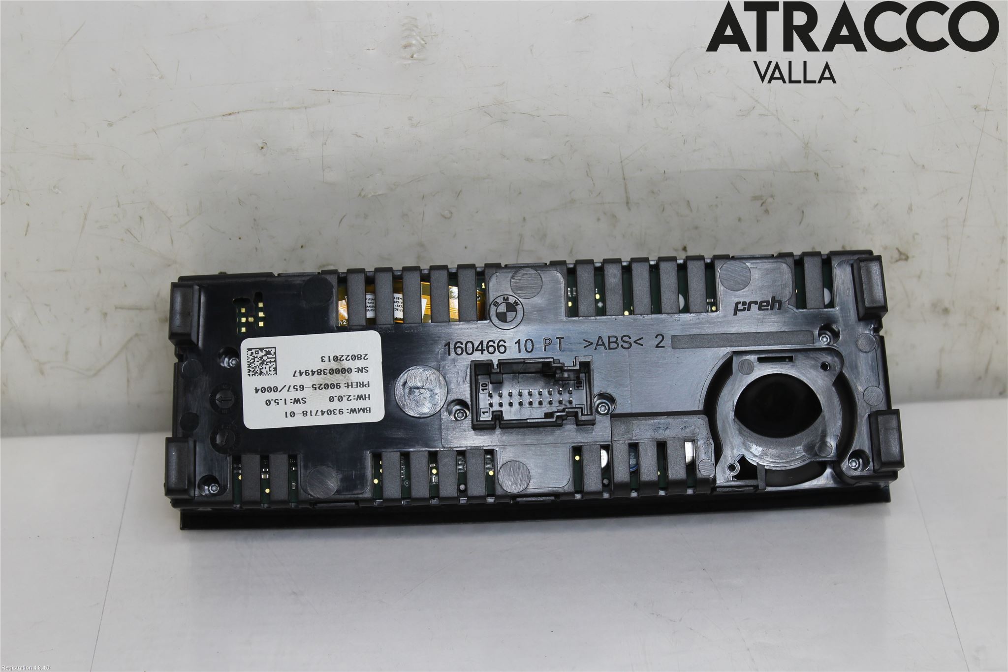 BMW 5 F10/F11/F18 09-17 Varme Ac Betjening-Display