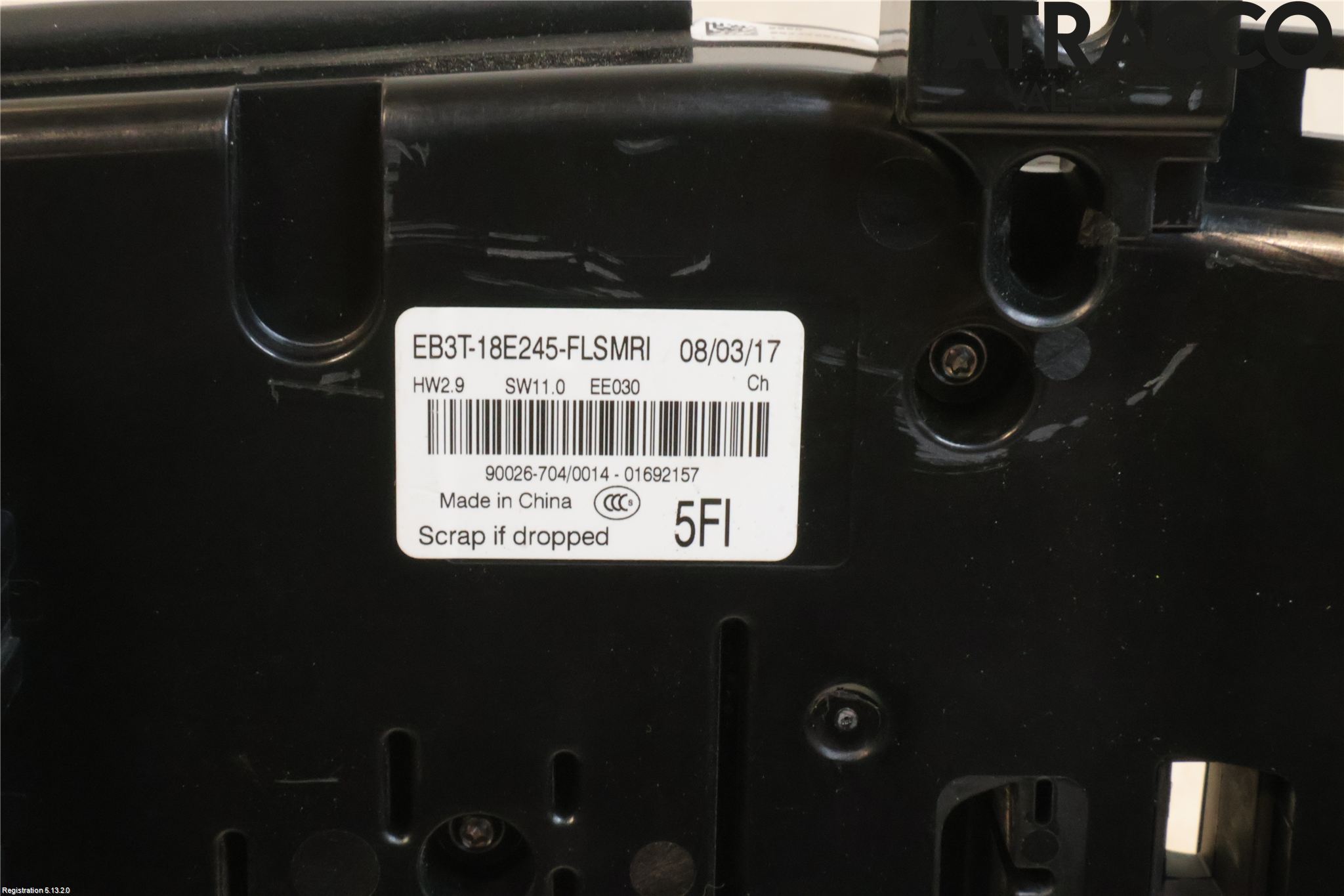 Ford RANGER EU 12-23 Varme Ac Betjening-Display