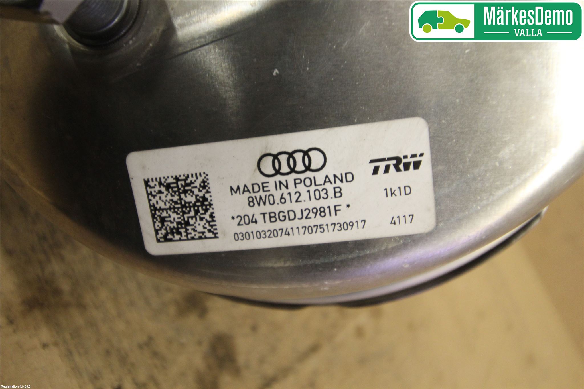 Audi A5 17- Bremseservo