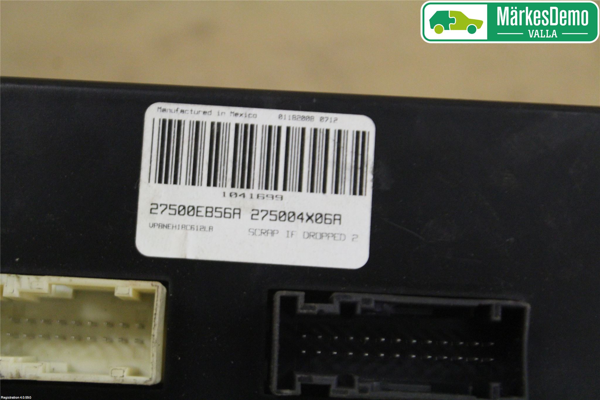 Nissan NAVARA 05-16 Varme Ac Betjening-Display