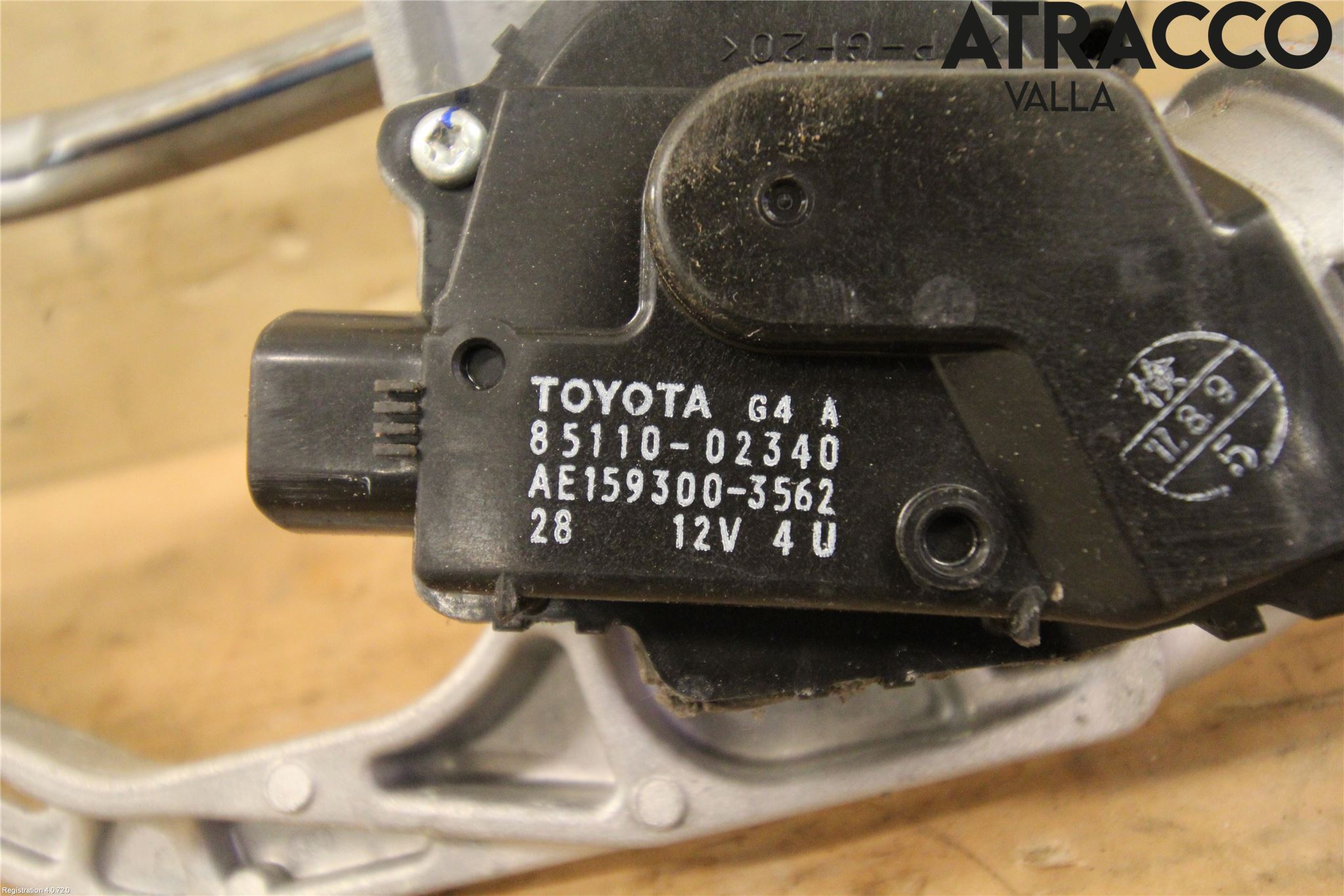 Toyota AURIS 13-19 Viskeroverføring Frontrute