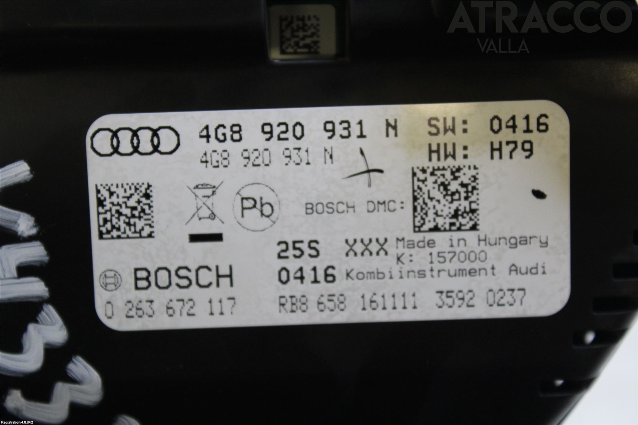 Audi A6/S6 4G 11-18 Instr Kombinert