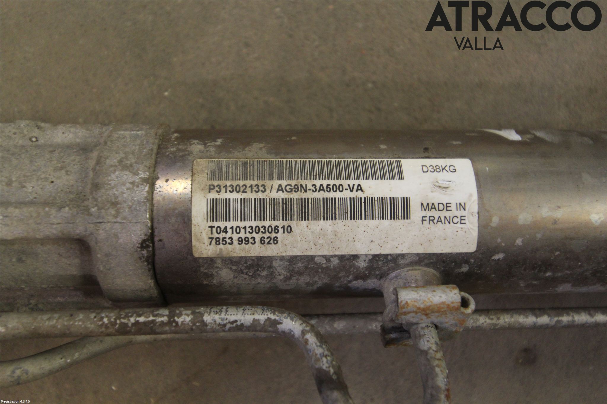 Volvo V60 14-18 Servo Snekke - Tannstang