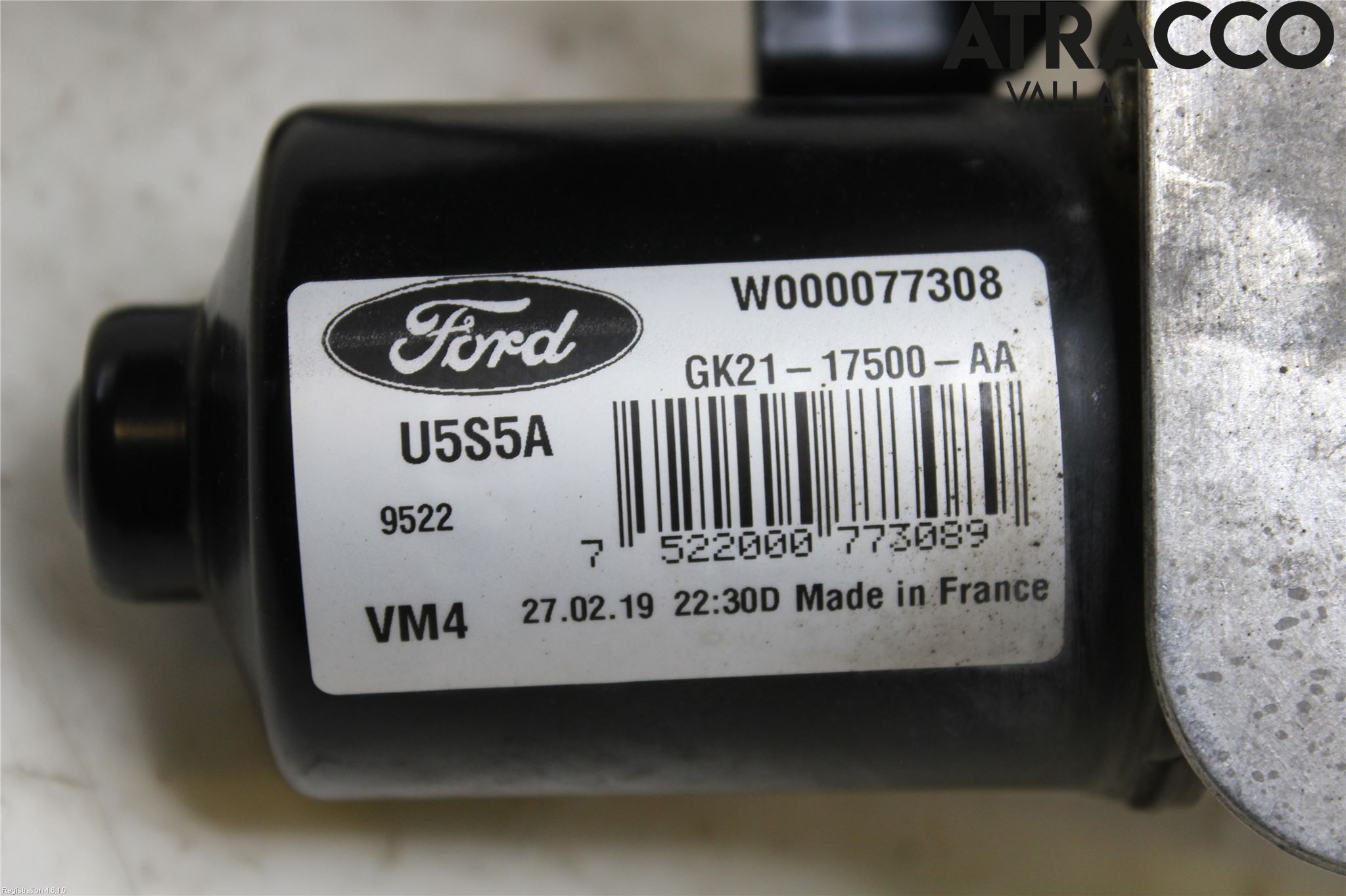 Ford TRANSIT SKÅP/BUSS 14-22 Viskermotor Frontrute