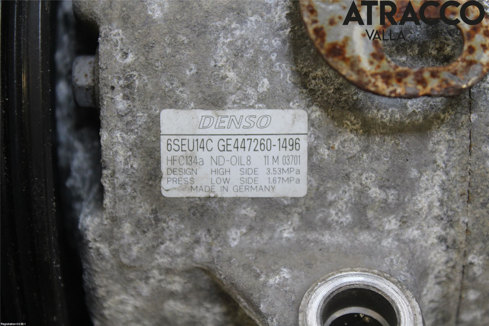 Toyota VERSO 09-18 Varme Ac Kompressor