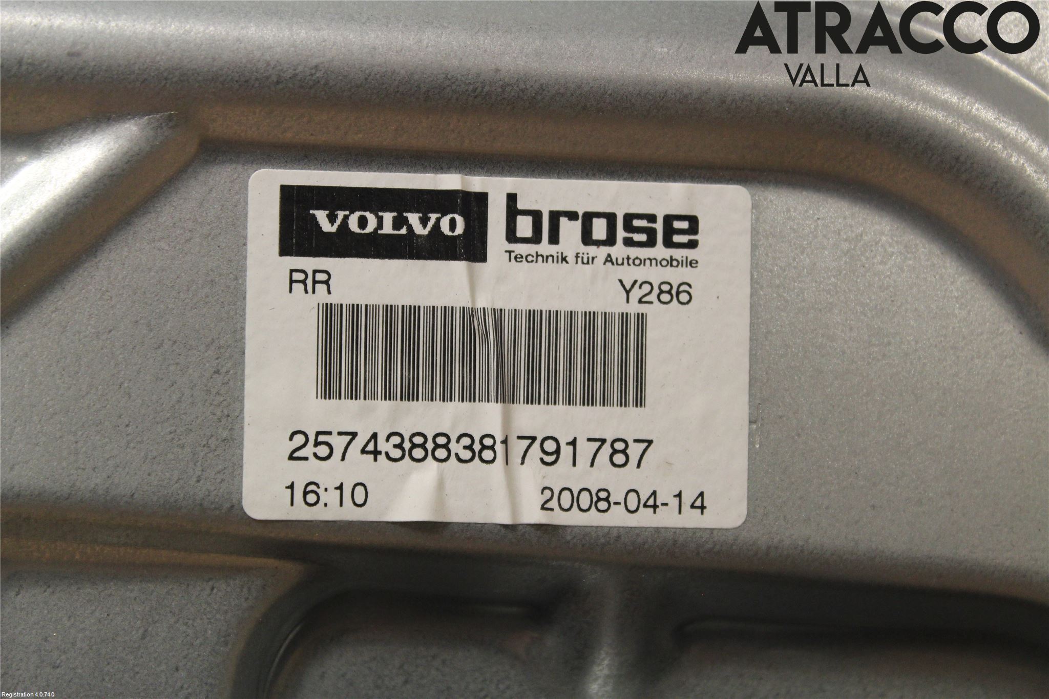Volvo S80 07-13 Vindusheis El Komp