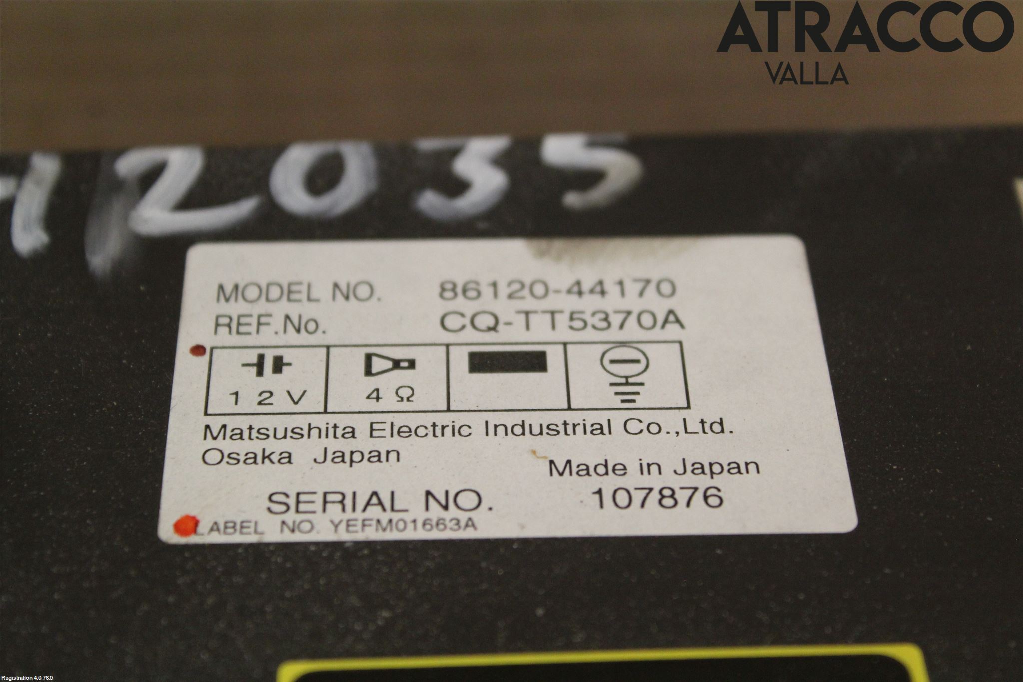 Toyota AVENSIS VERSO Stereo Radio Med Cd