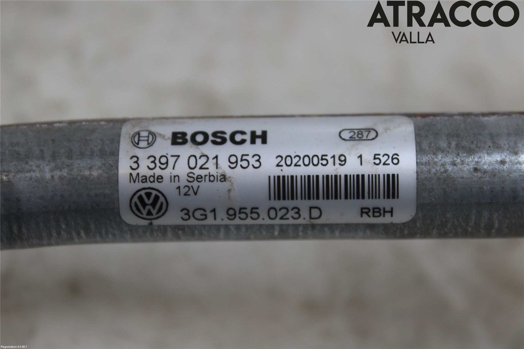 Volkswagen VW PASSAT 15-19 Viskermotor Frontrute