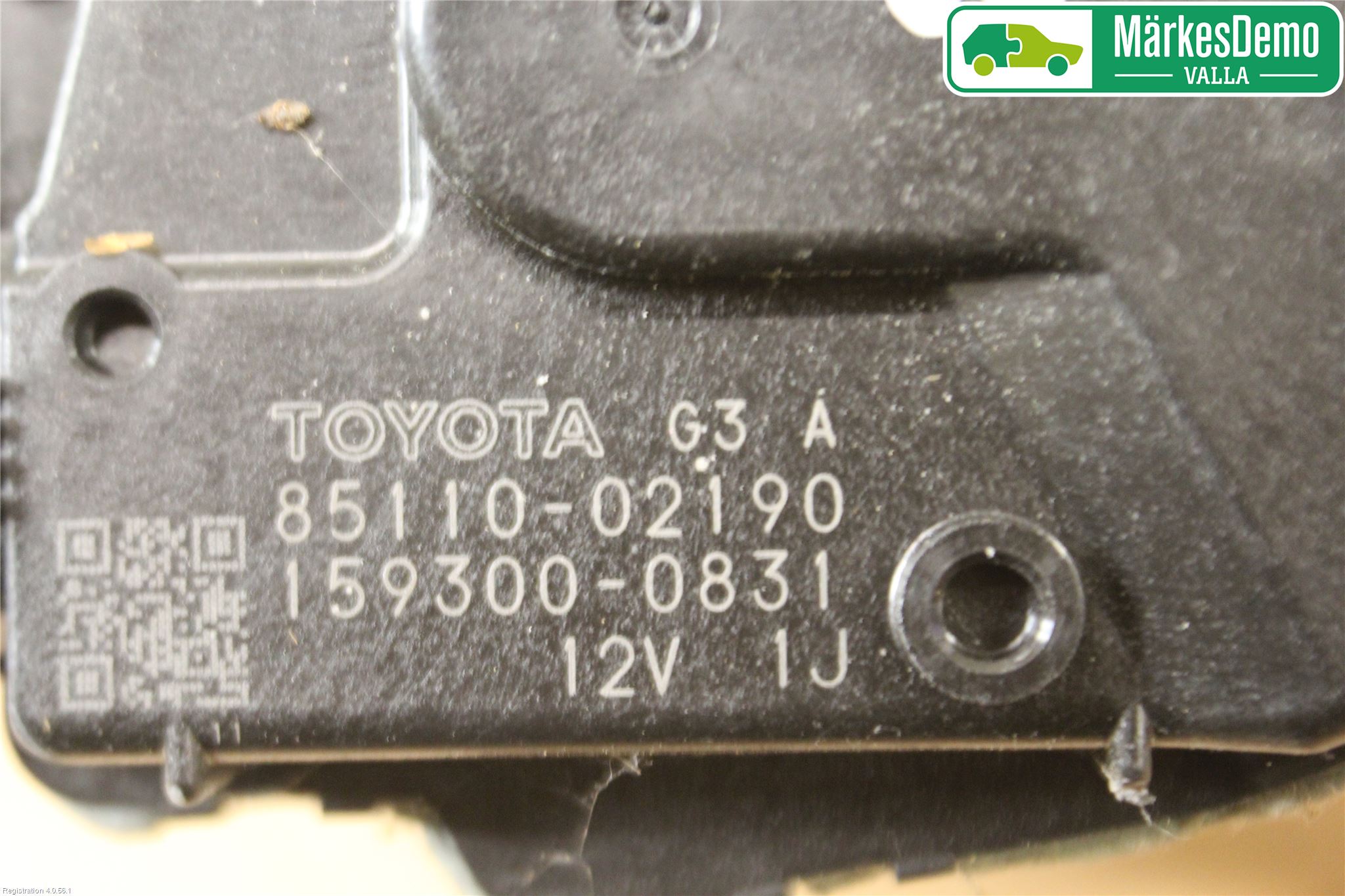 Toyota AURIS 07-09 Viskermotor Frontrute