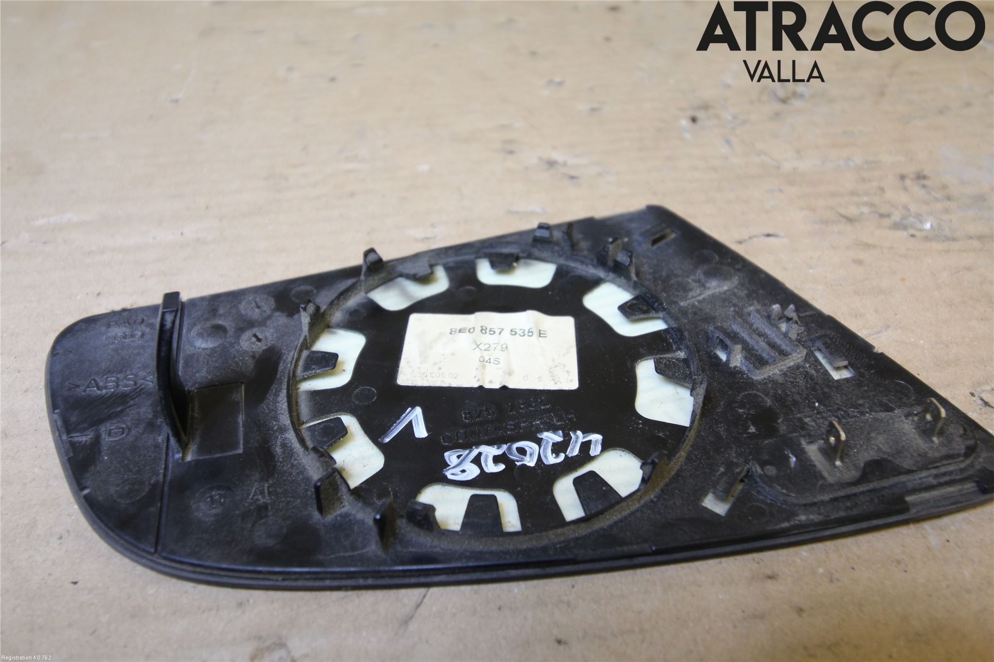 Audi A4/S4 01-05 Speil Glass V