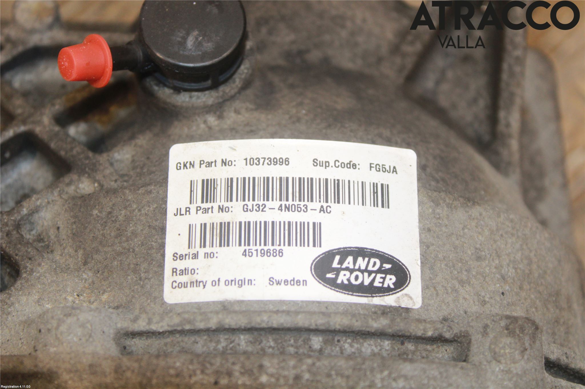 Landrover LAND ROVER RANGE ROVER EVOQUE (L538) 11-18 Bakaksel Kardang Bak -Diff
