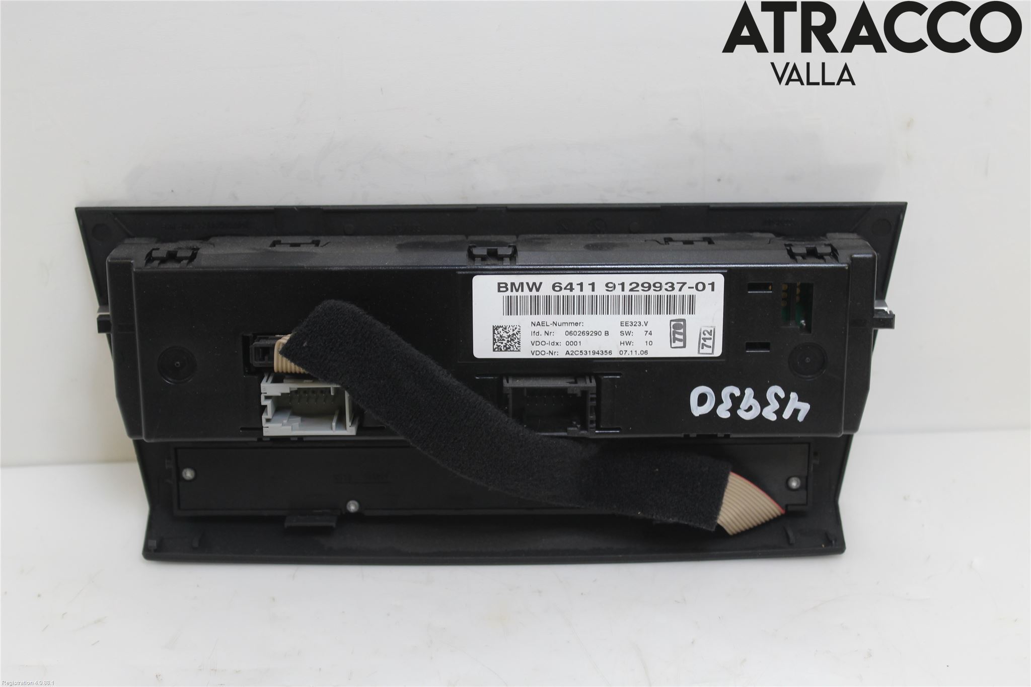 BMW 3 E90/91 SED/TOU 05-12 Varmeapparat Panel(Regulering)