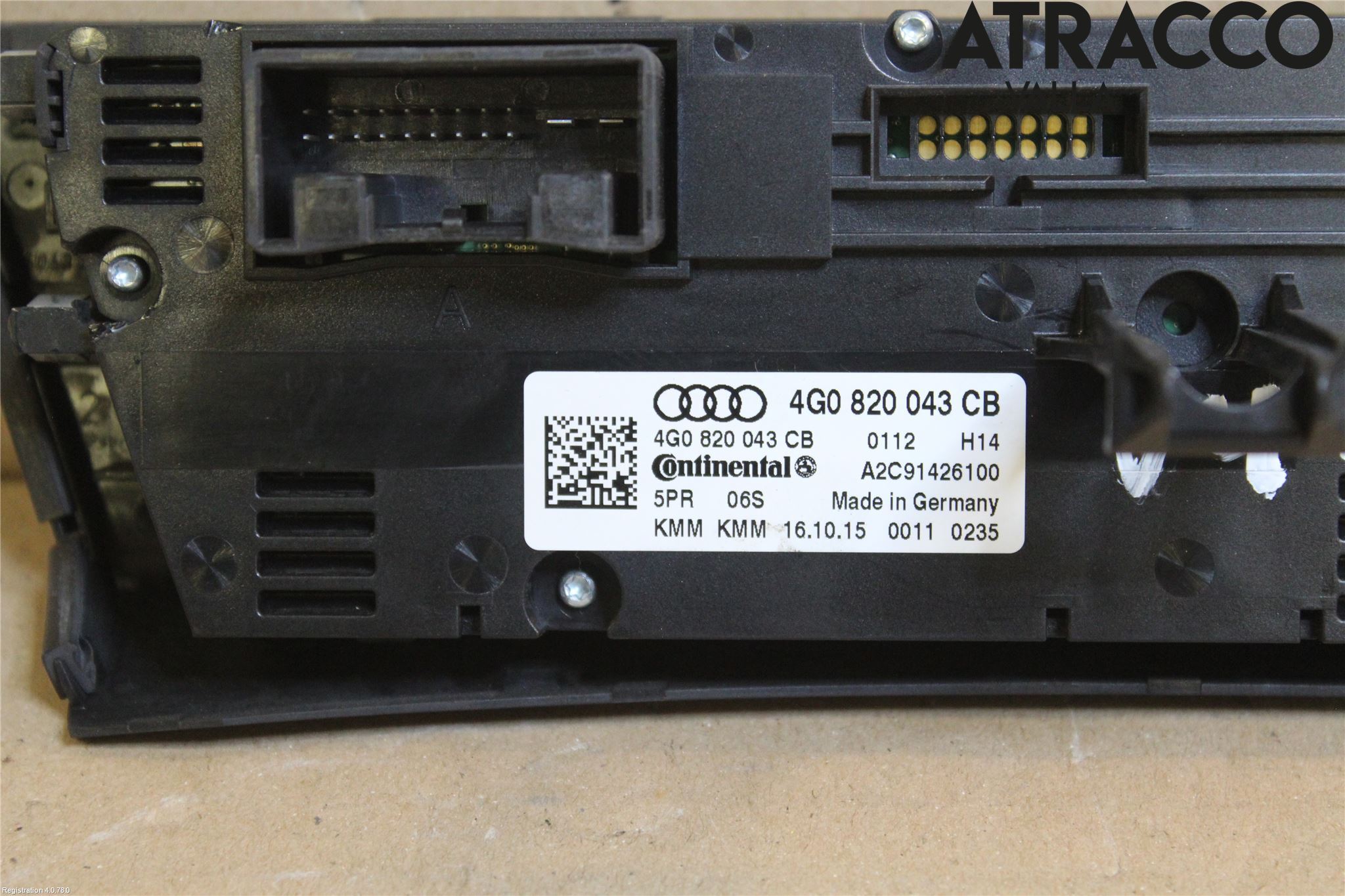 Audi A6 ALLROAD 12-18 Varme Ac Betjening-Display