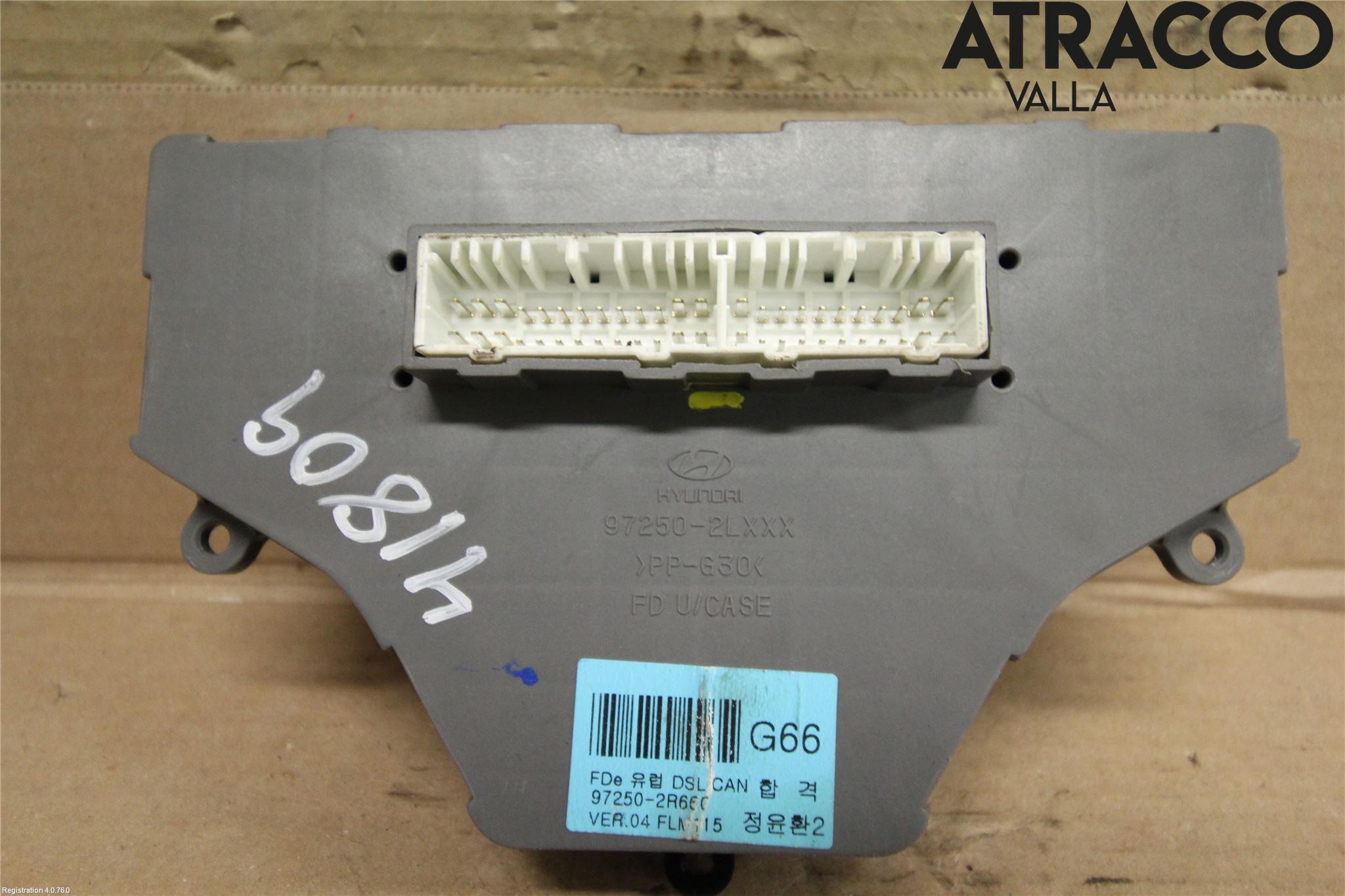 Hyundai i30 FD 07-12 Varme Ac Betjening-Display