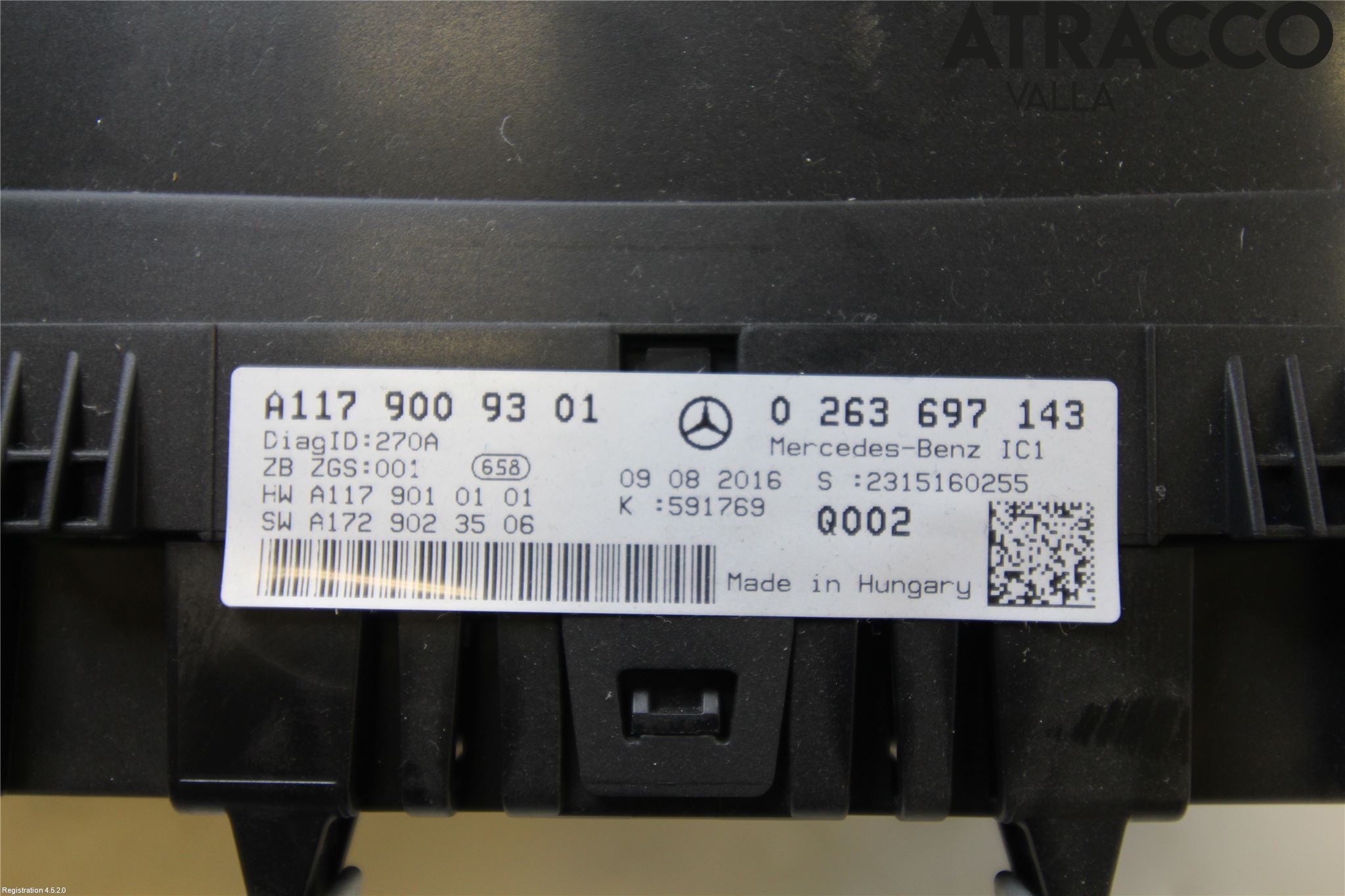 Mercedes-Benz MB CLA-KLASS (C117/X117) 13-19 Instr Kombinert