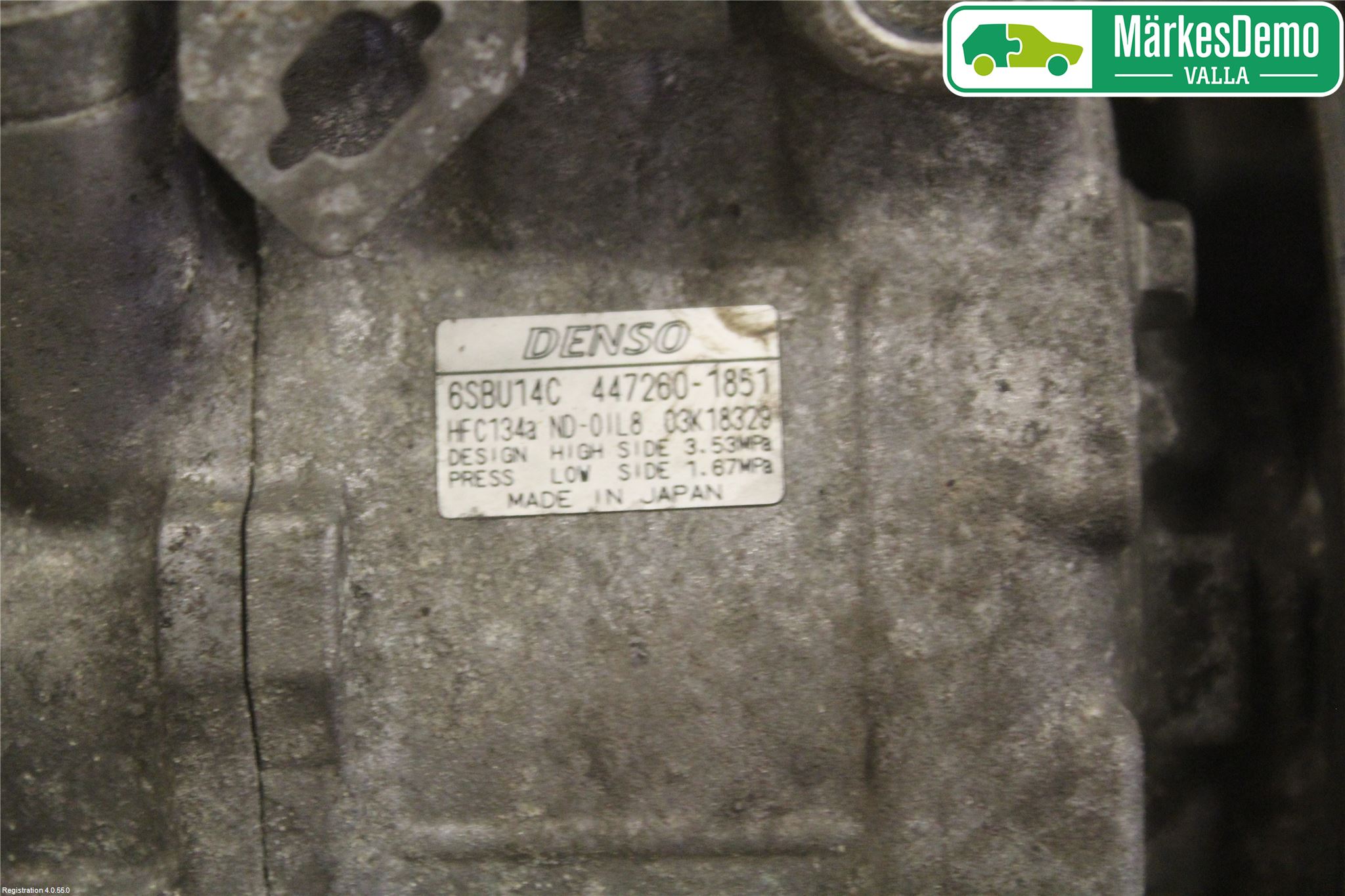 BMW 3 E90/91 SED/TOU 05-12 Varme Ac Kompressor