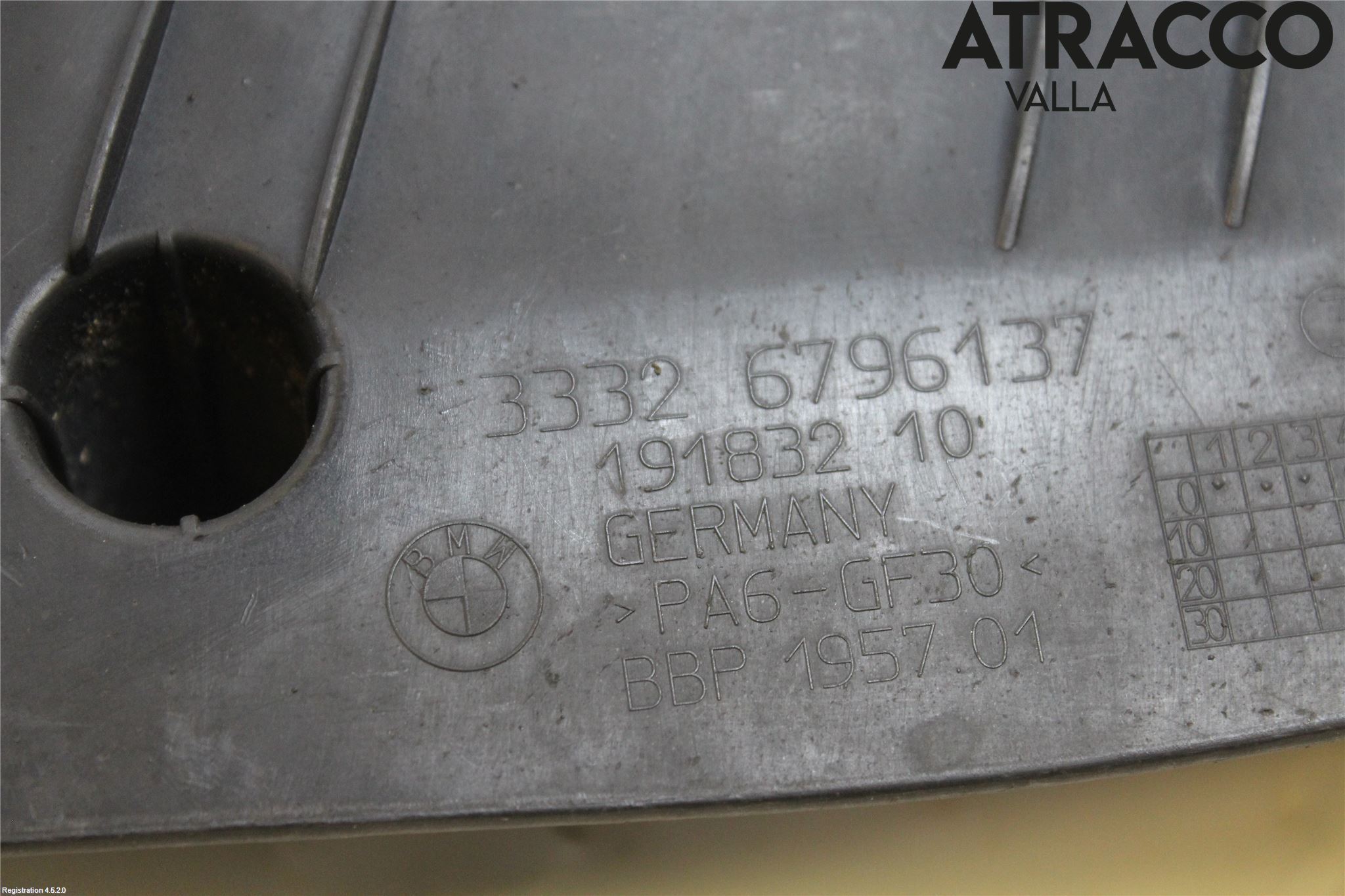 BMW 4 F36 Gran Coupé 14-20 Bunnplate U Motor-Gear-Dørk