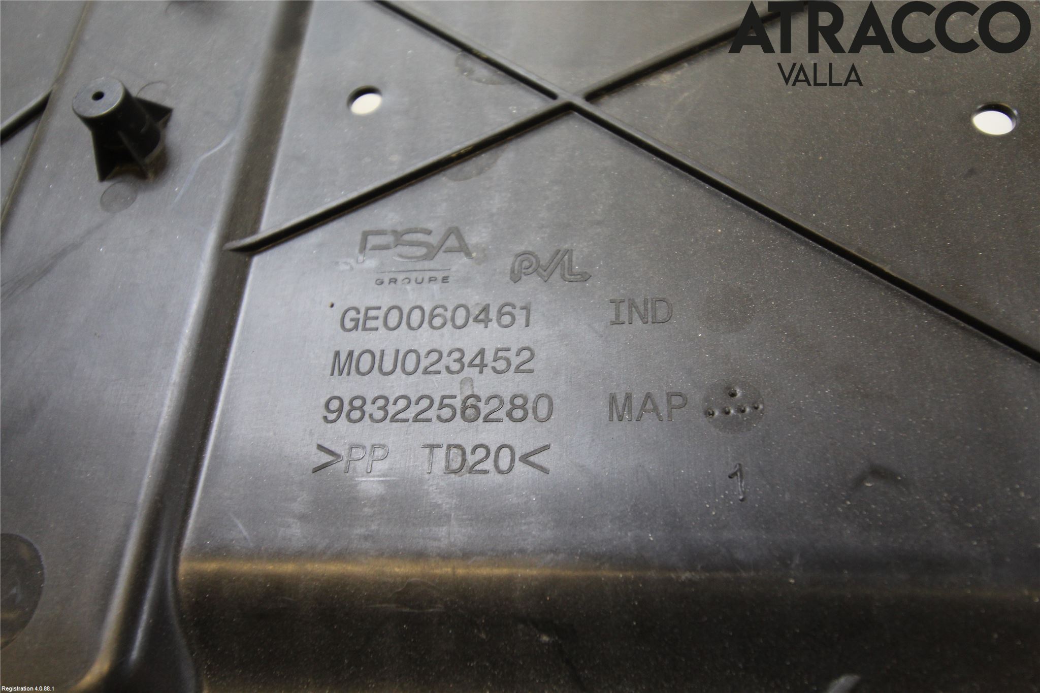 Peugeot 308/E-308 21- Bunnplate U Motor-Gear-Dørk
