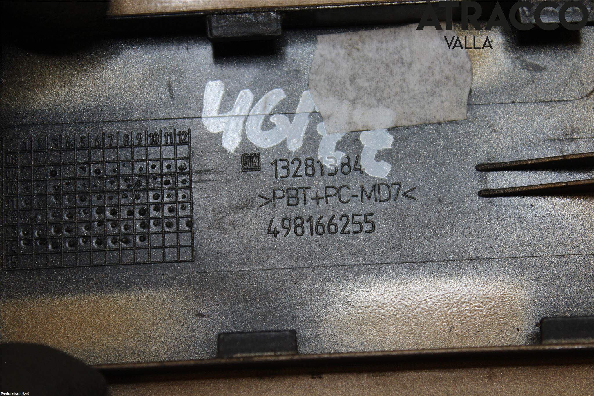 Opel ASTRA J 10-15 Drivstoff Tankluke