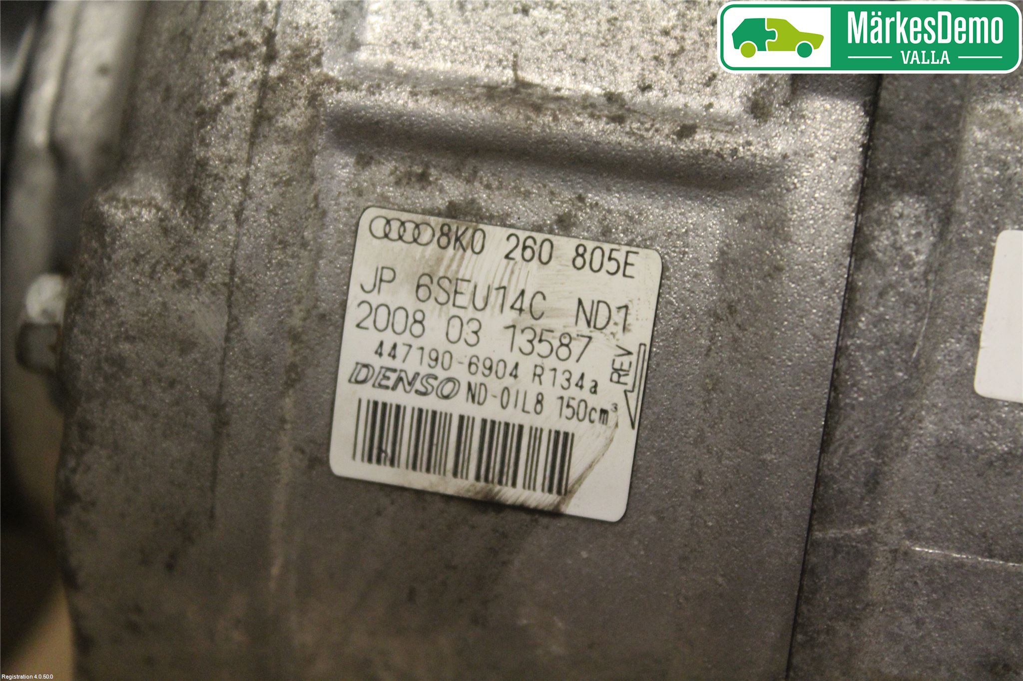 Audi A4/S4 08-11 Varme Ac Kompressor