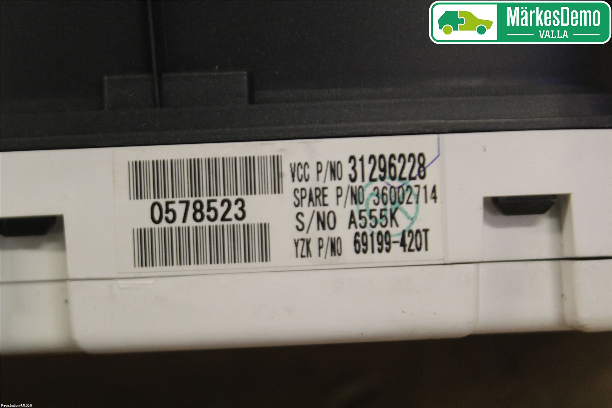 Volvo V50 08-12 Instr Kombinert
