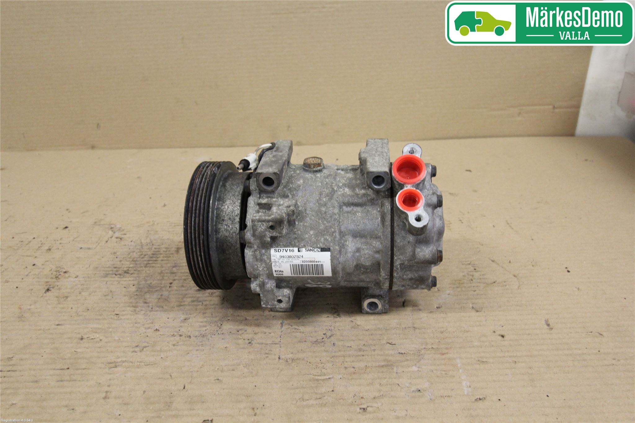 Dacia SANDERO 09-13 Varme Ac Kompressor