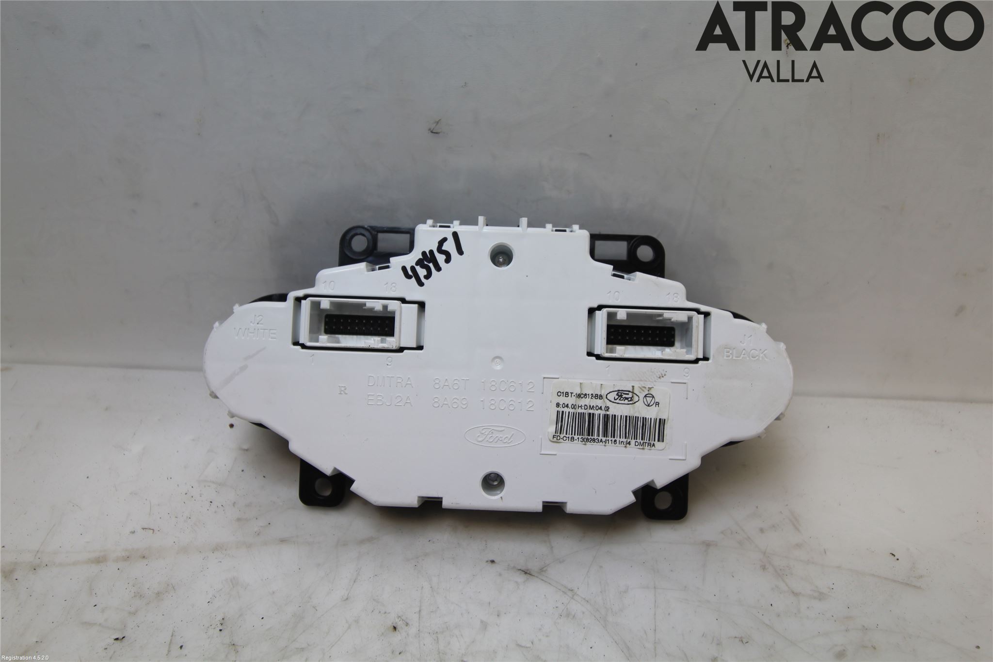 Ford FIESTA 13-17 Varme Ac Betjening-Display