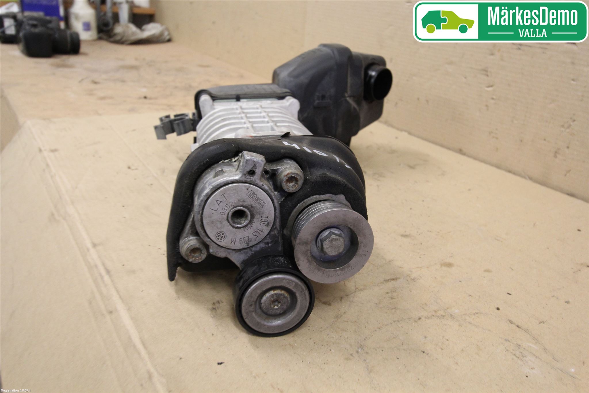 Volkswagen VW GOLF V 04-09 Kompressor Reimdrevet