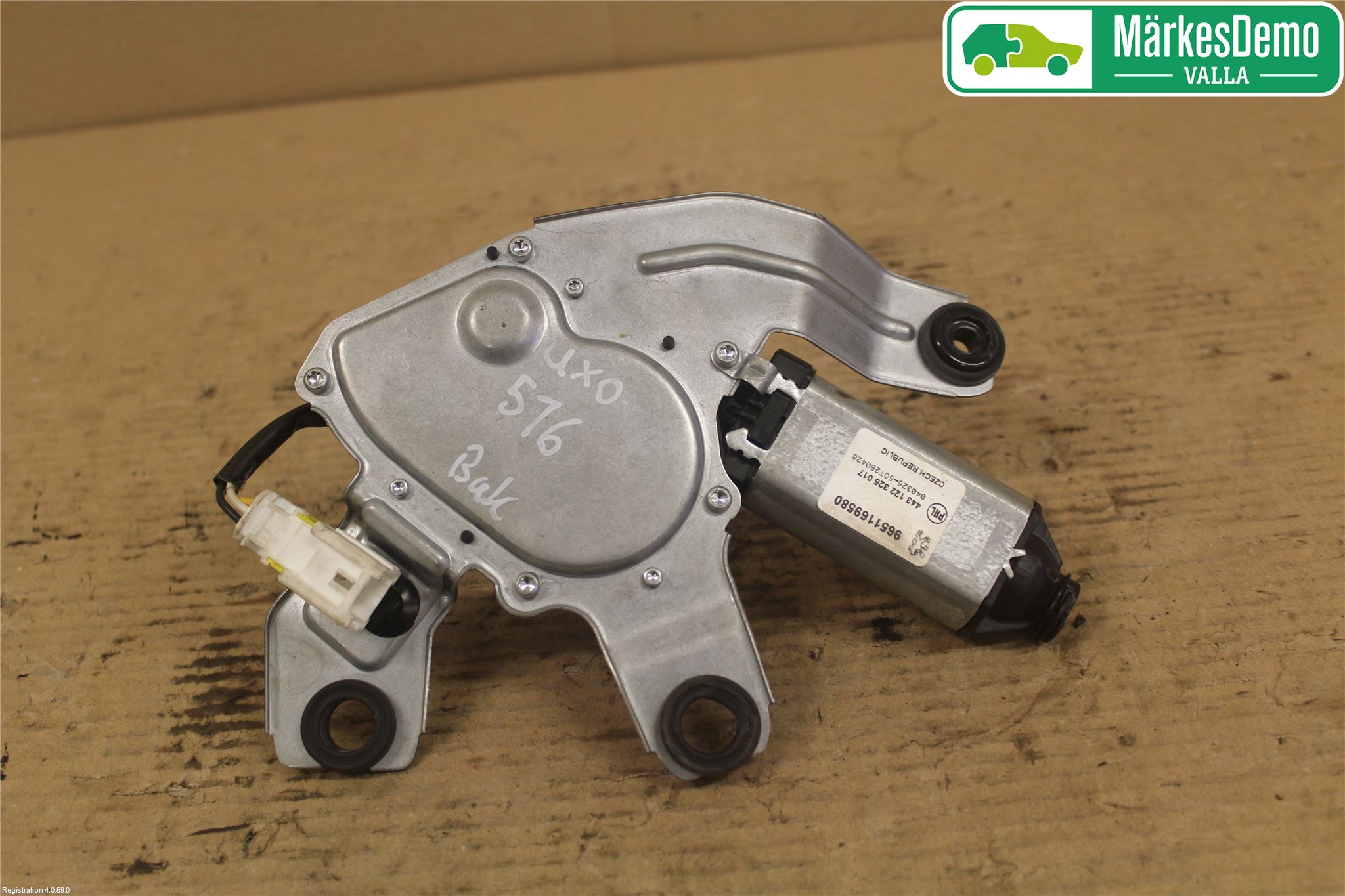 Peugeot 206 98-09 Viskermotor Bakluke