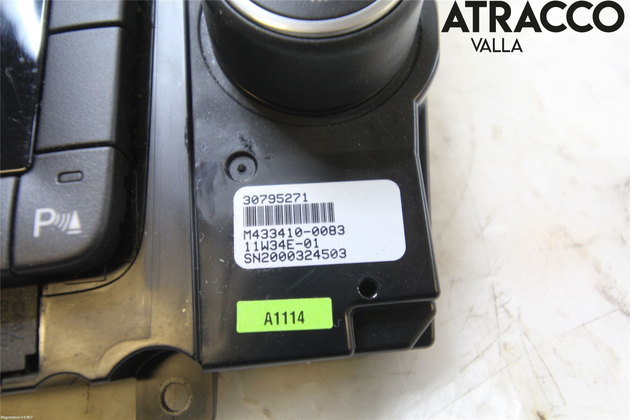 Volvo V60 11-13 Varme Ac Betjening-Display