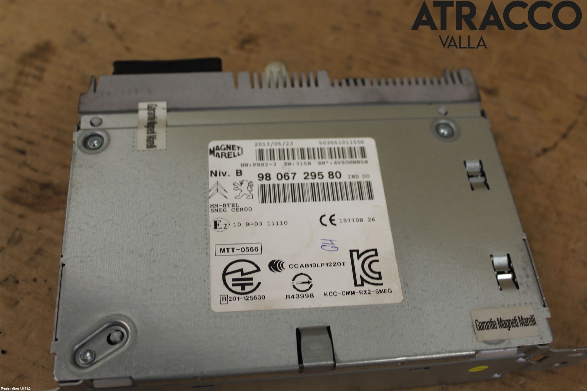 Peugeot 208 12-15 Stereo Radio Med Cd