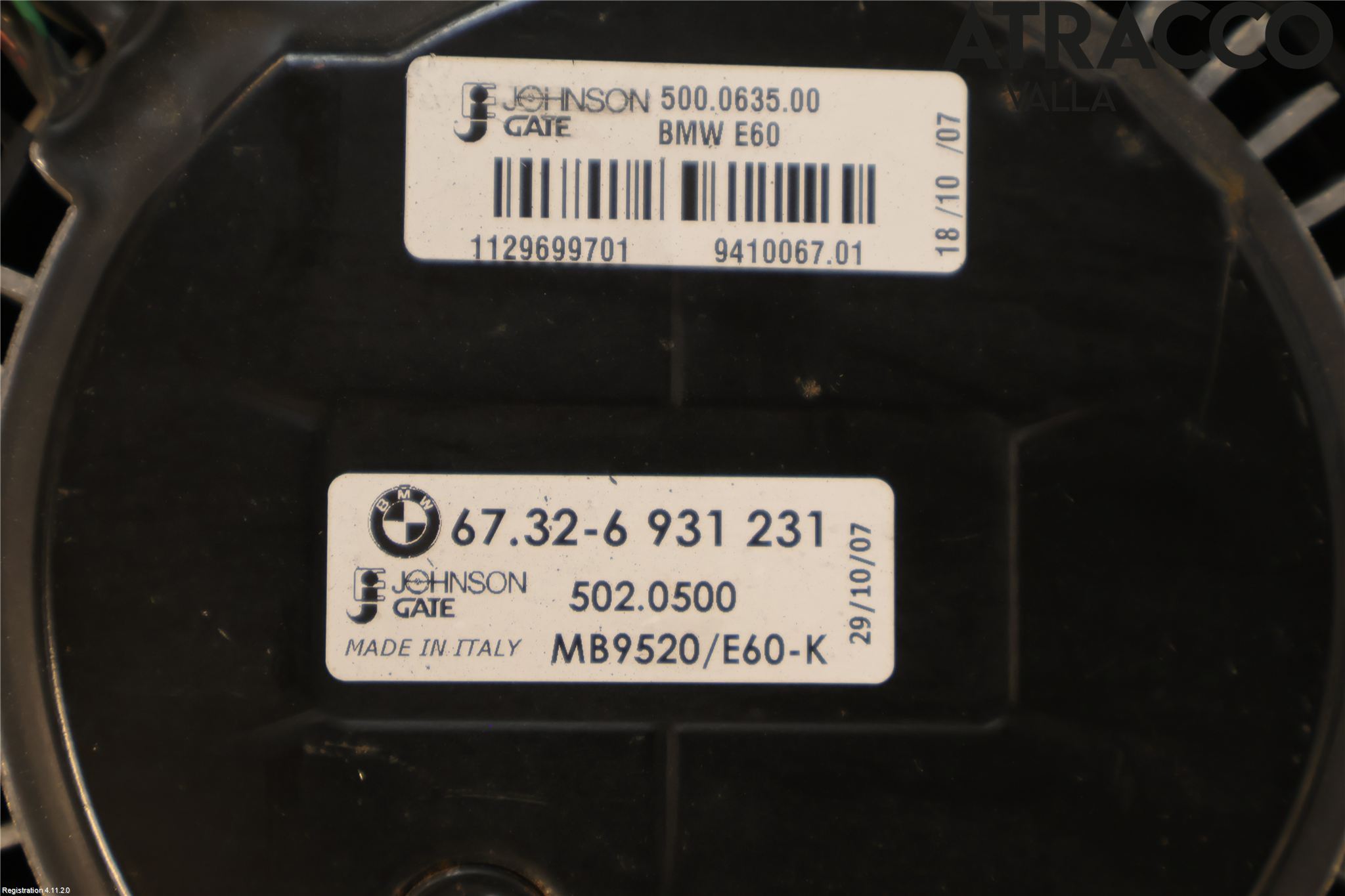 BMW 5 E60/61 Sed/Tou 02-10 Kjølevifte Elektrisk