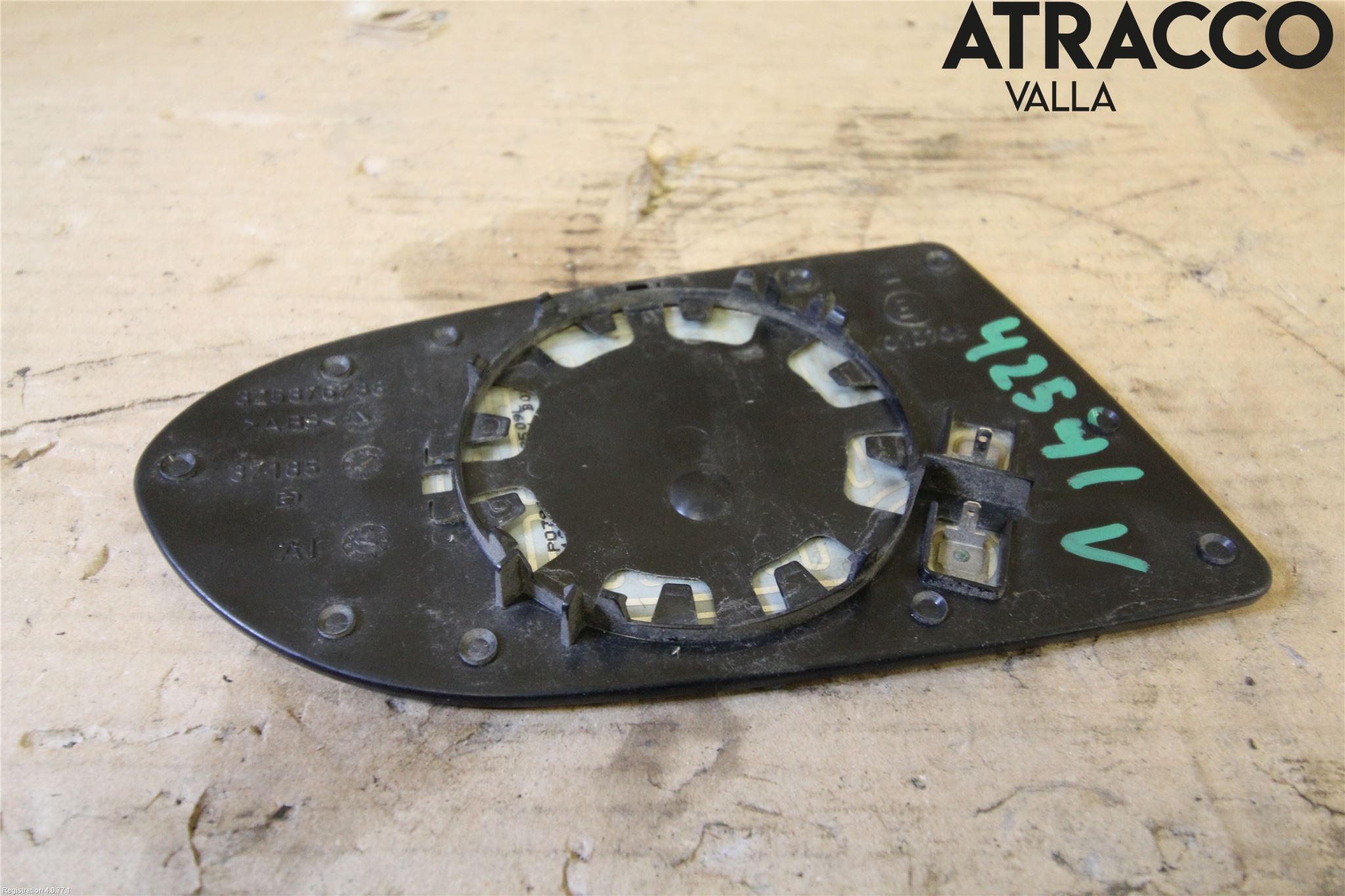 Opel ZAFIRA A 99-05 Speil Glass V