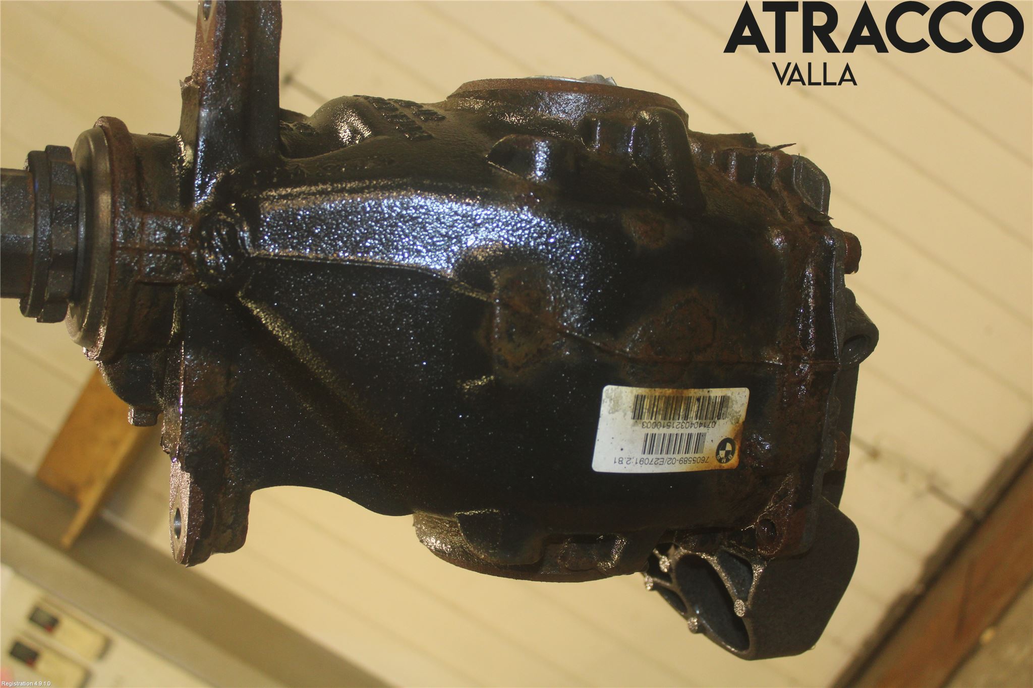BMW 3 F30/F31/F80 12-19 Bakaksel Kardang Bak -Diff