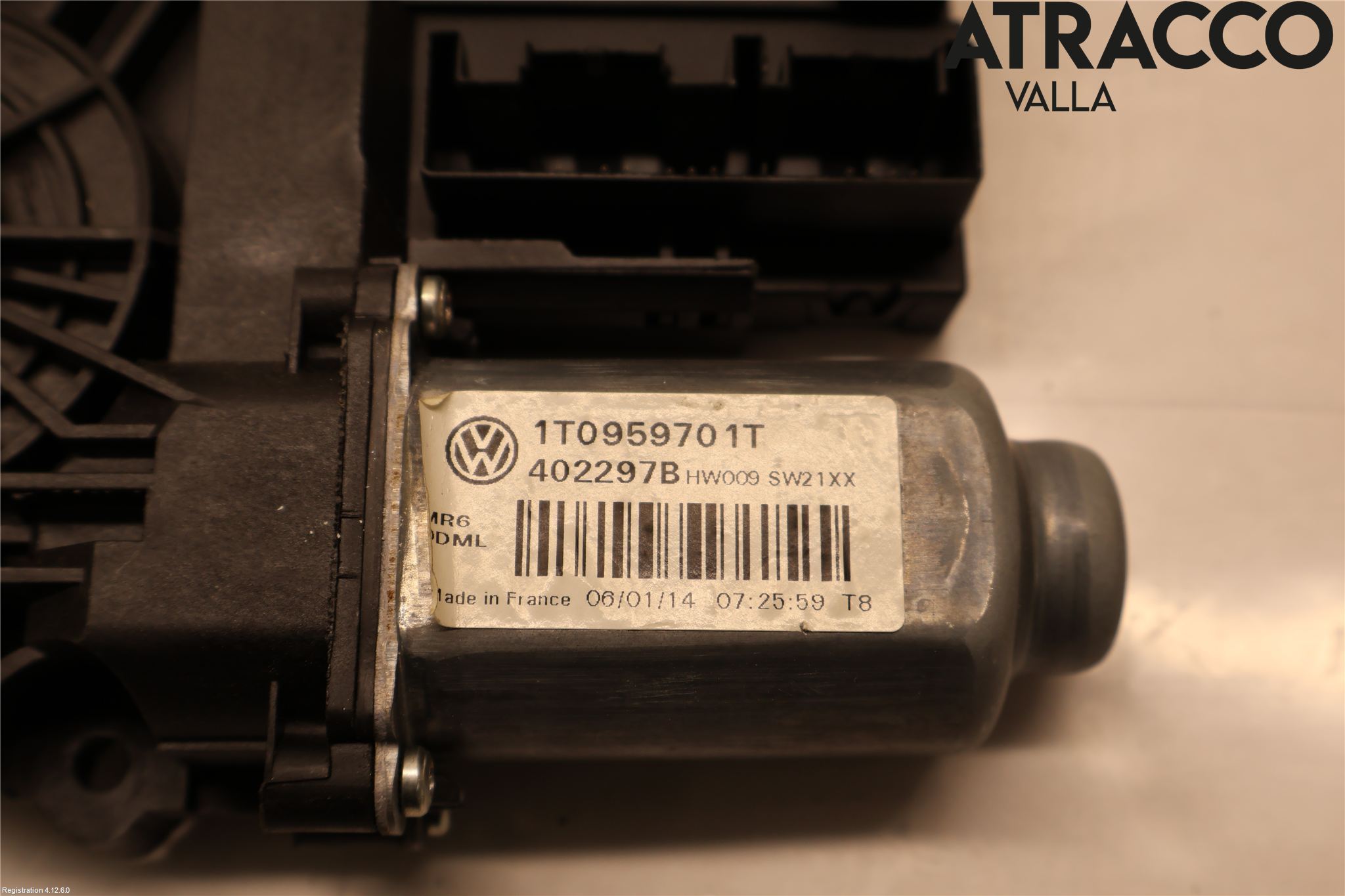 Volkswagen VW CADDY 11-15 Vindusheismotor