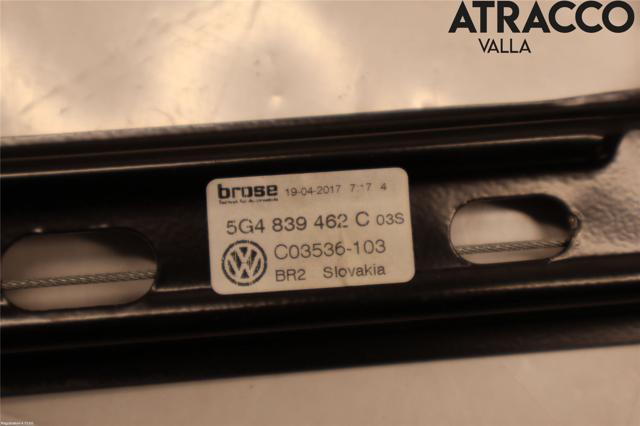 Volkswagen VW GOLF / E-GOLF VII 13-20 Vindusheismotor