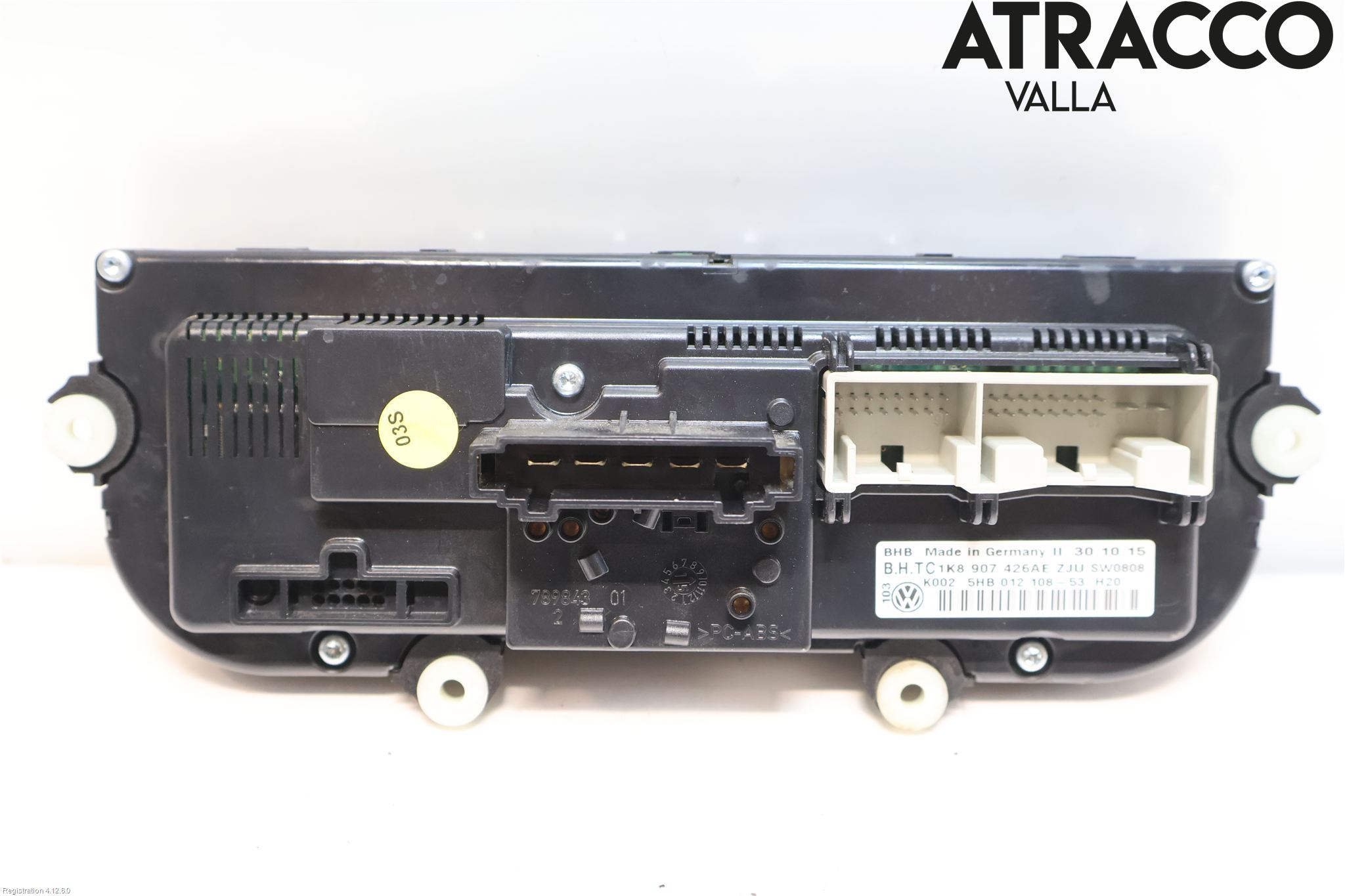 Volkswagen VW CADDY 16-20 Varme Ac Betjening-Display