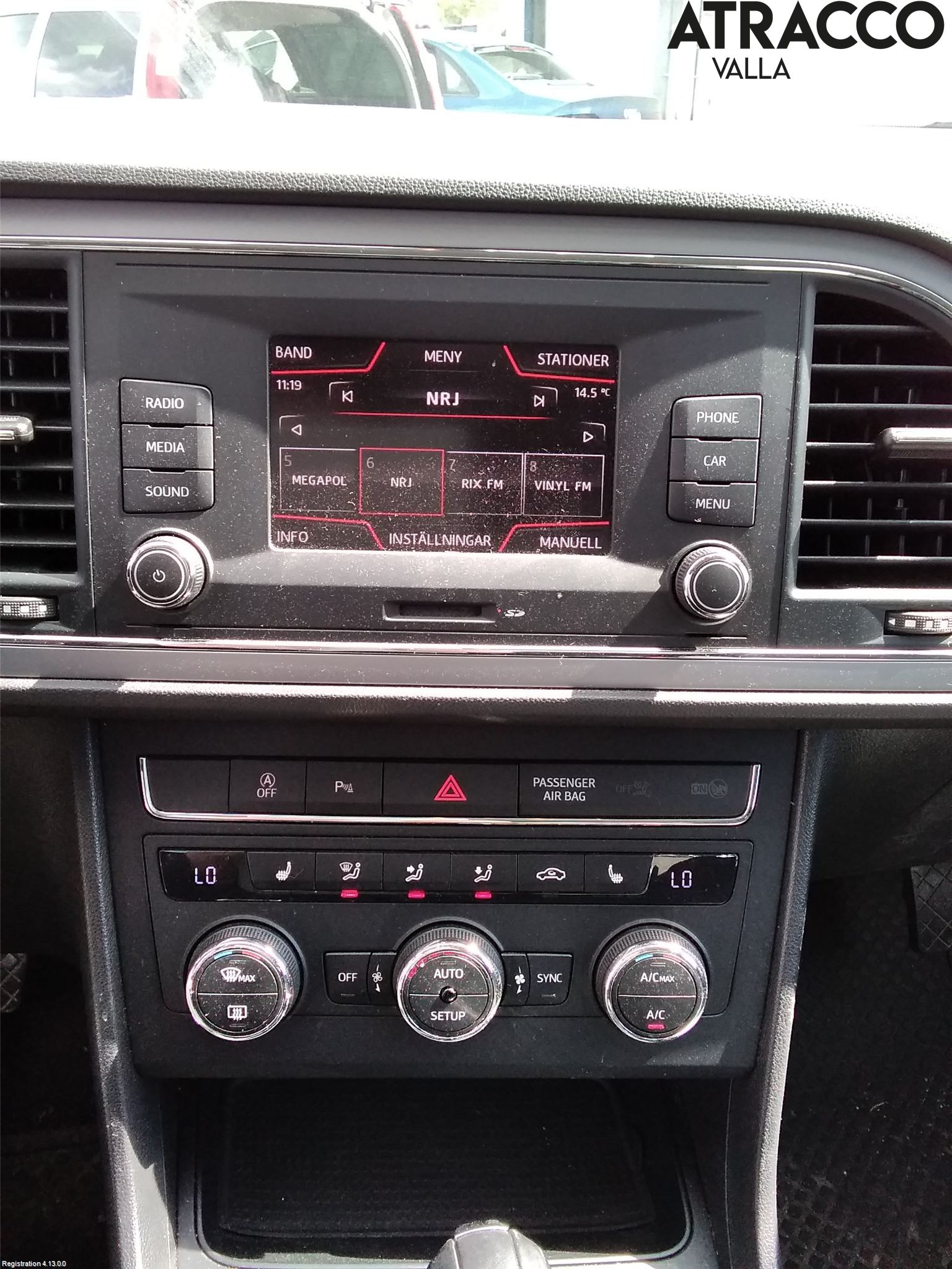 Seat LEON 13-20 Varme Ac Betjening-Display