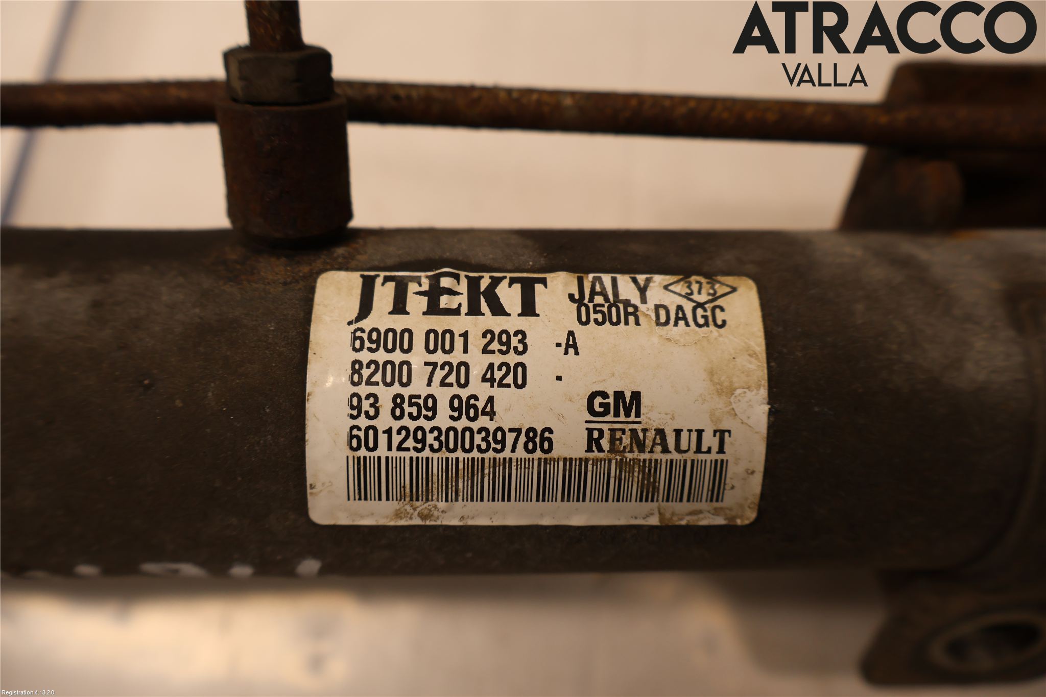 Opel VIVARO 01-14 Servo Snekke - Tannstang
