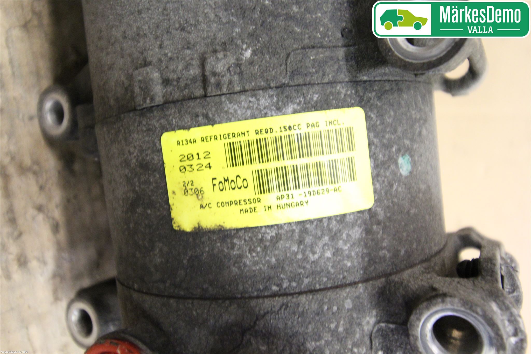Ford FIESTA 09-12 Varme Ac Kompressor