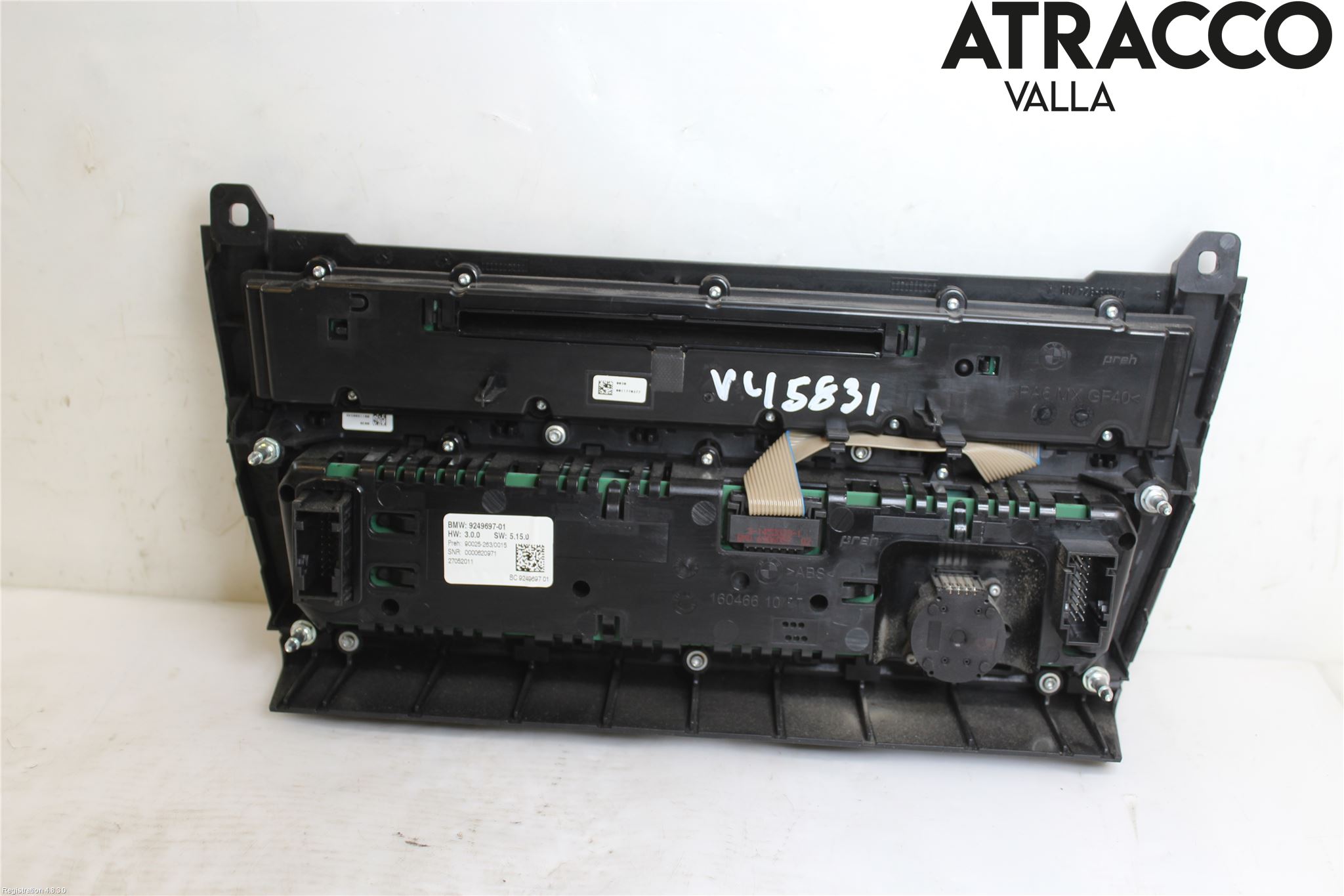 BMW 5 F10/F11/F18 09-17 Varme Ac Betjening-Display